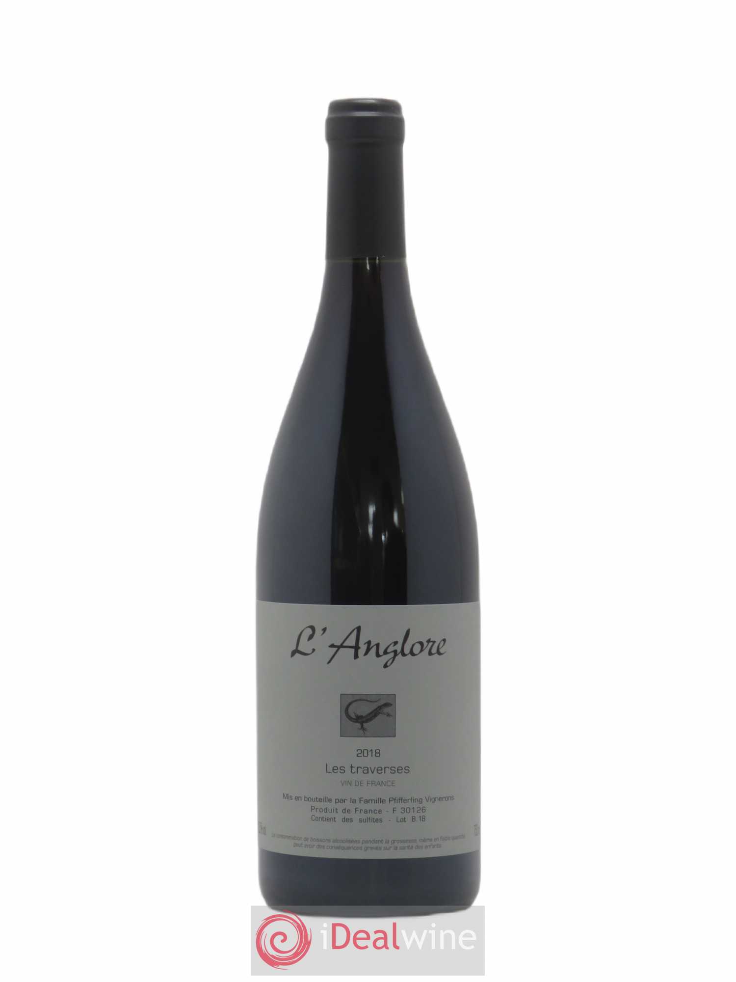 Vin de France Les Traverses L'Anglore 2018 - Lot de 1 bouteille - 0