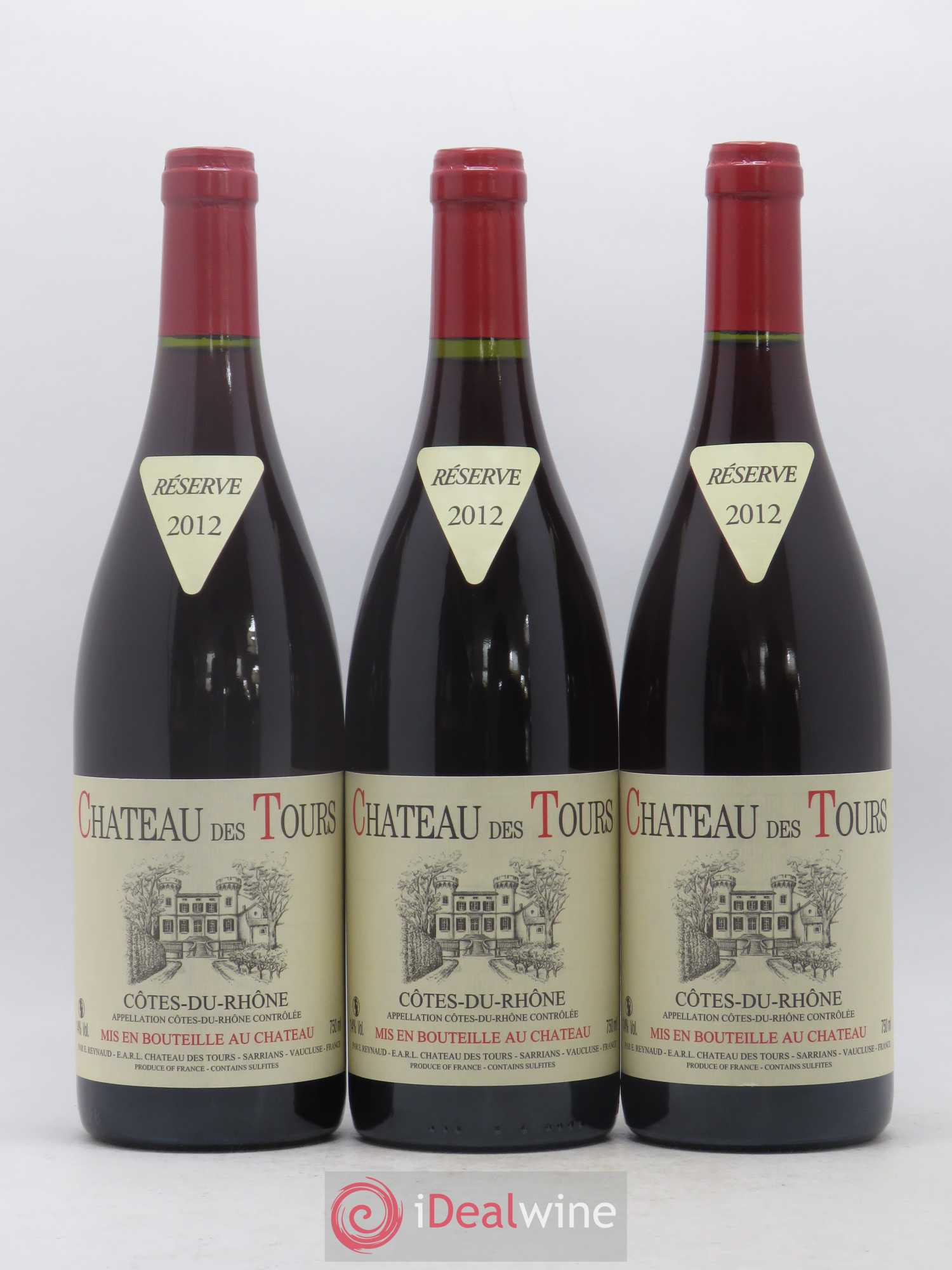 Côtes-du-Rhône Château des Tours Emmanuel Reynaud 2012 - Lot de 6 bouteilles - 2