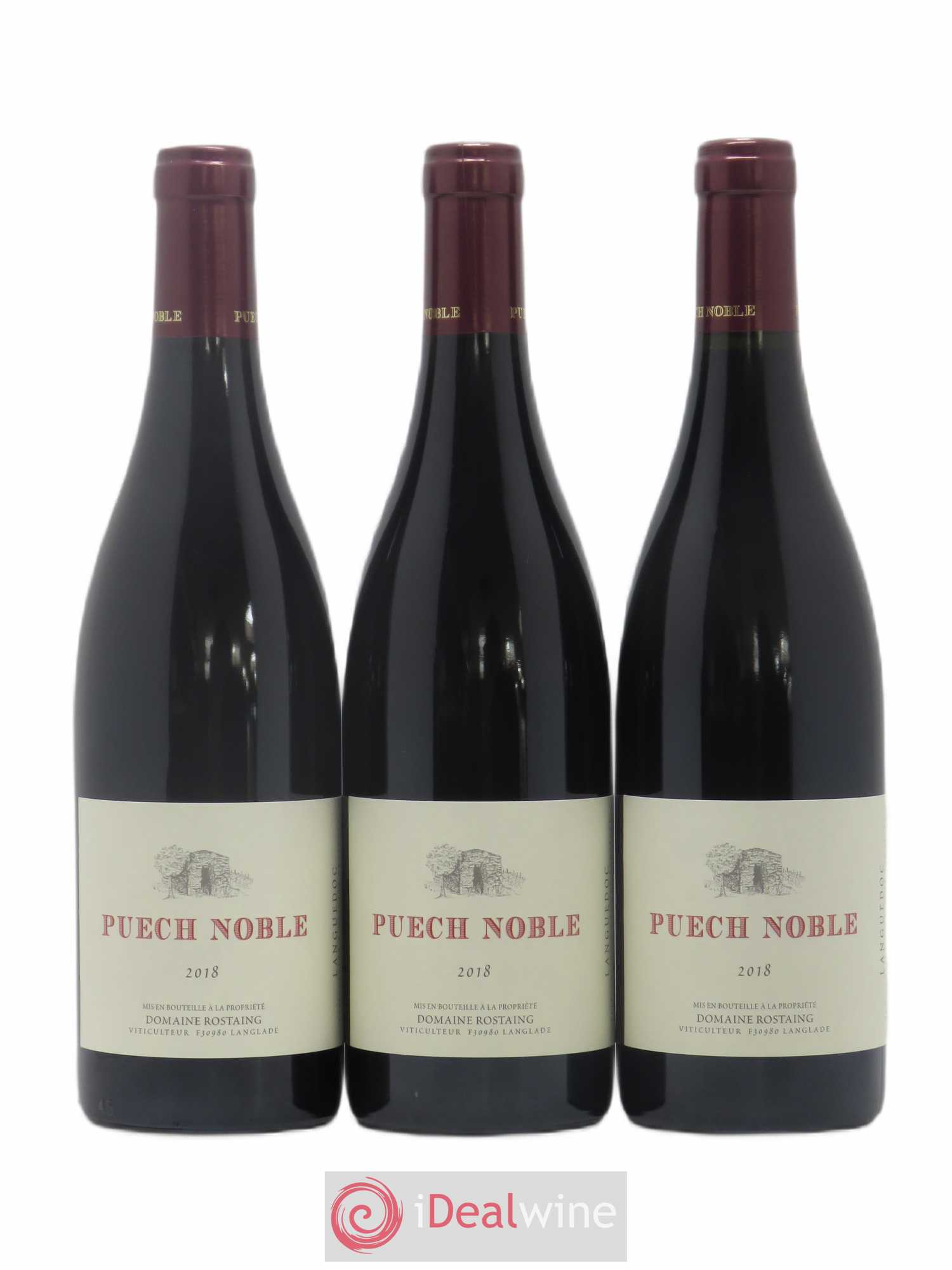 Coteaux du Languedoc Puech Noble René Rostaing 2018 - Posten von 3 Flaschen - 0