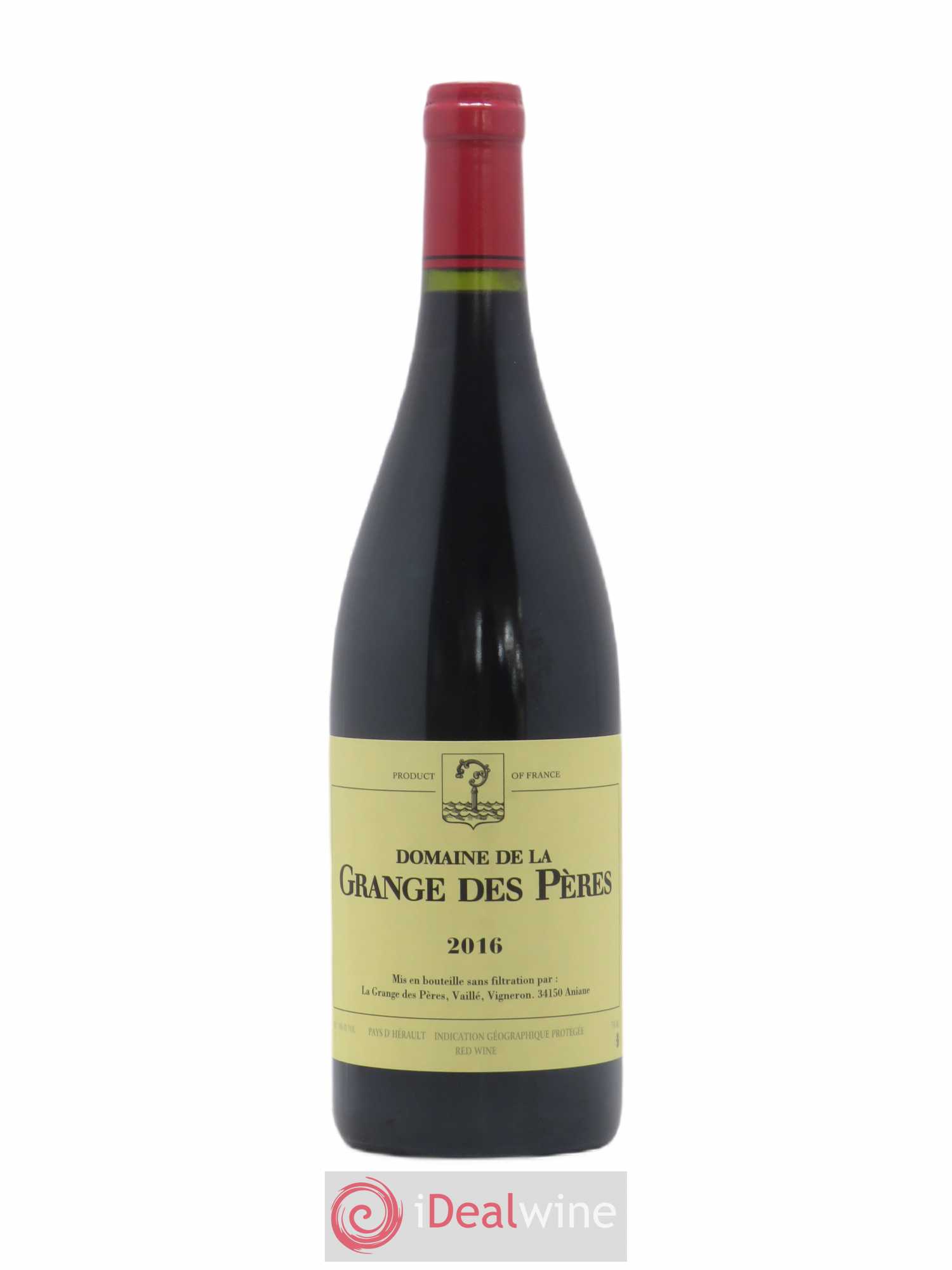Pays d'Hérault Grange des Pères Laurent Vaillé 2016 - Lot de 1 bouteille - 0