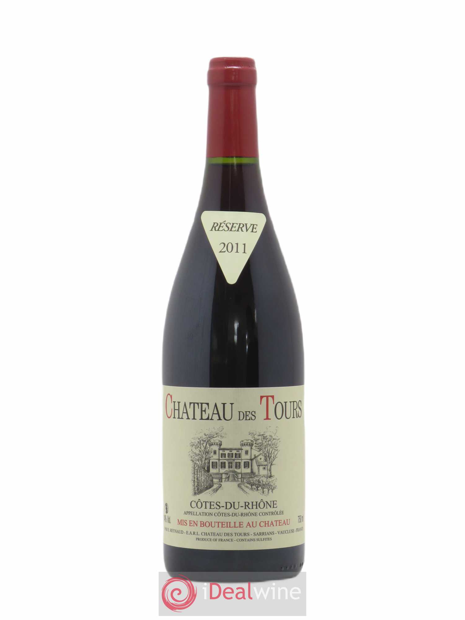 Côtes-du-Rhône Château des Tours Emmanuel Reynaud 2011 - Lot de 1 bouteille - 0