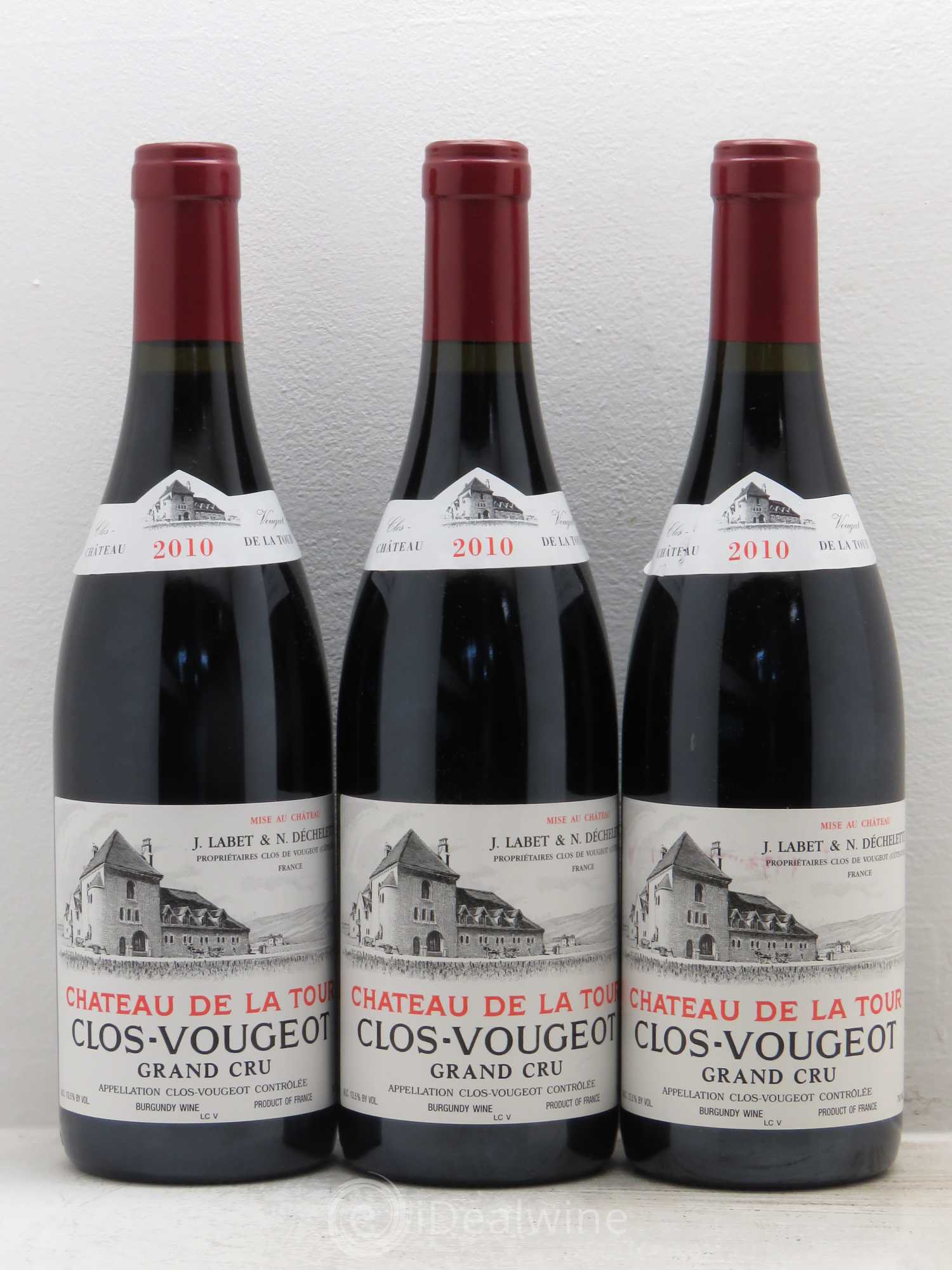 Clos de Vougeot Grand Cru Château de La Tour 2010 - Lot de 6 bouteilles - 2