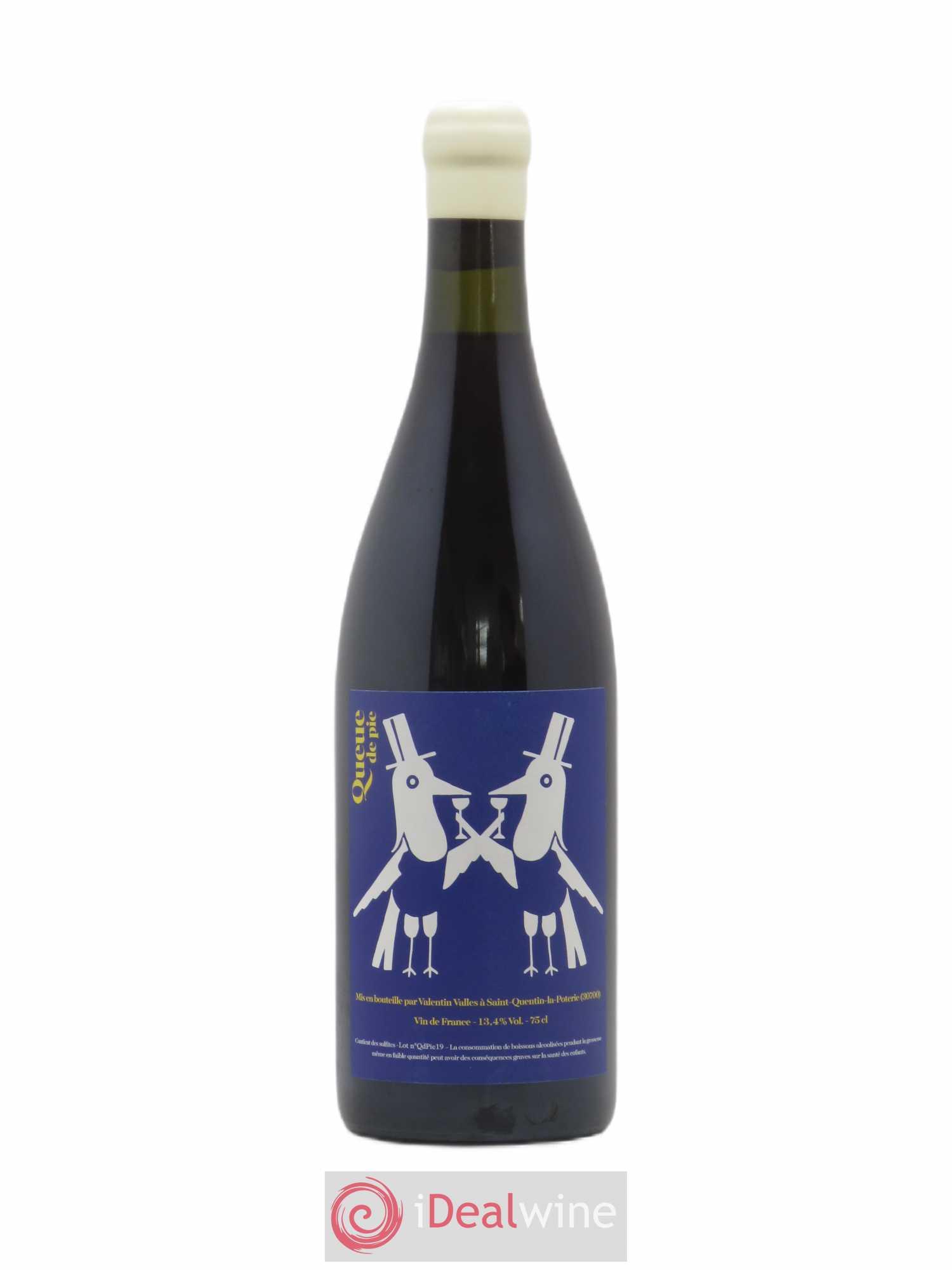 Vin de France Queue de Pie Valentin Valles 2019 - Lot de 1 bouteille - 0