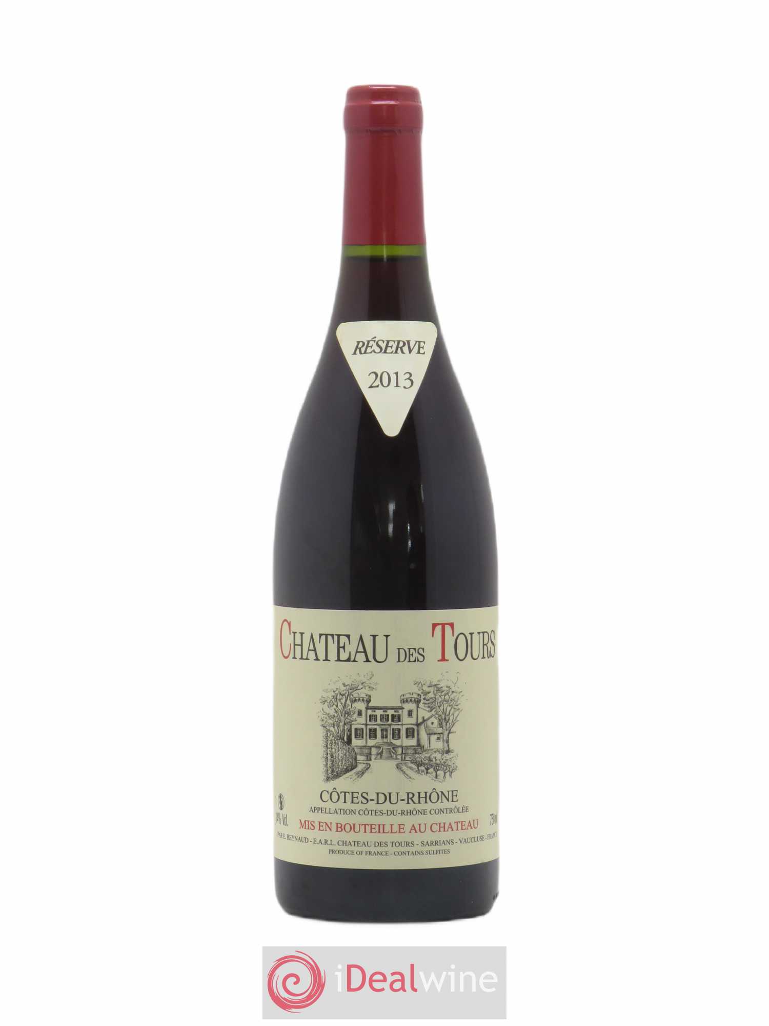 Côtes-du-Rhône Château des Tours Emmanuel Reynaud 2013 - Lot de 1 bouteille - 0