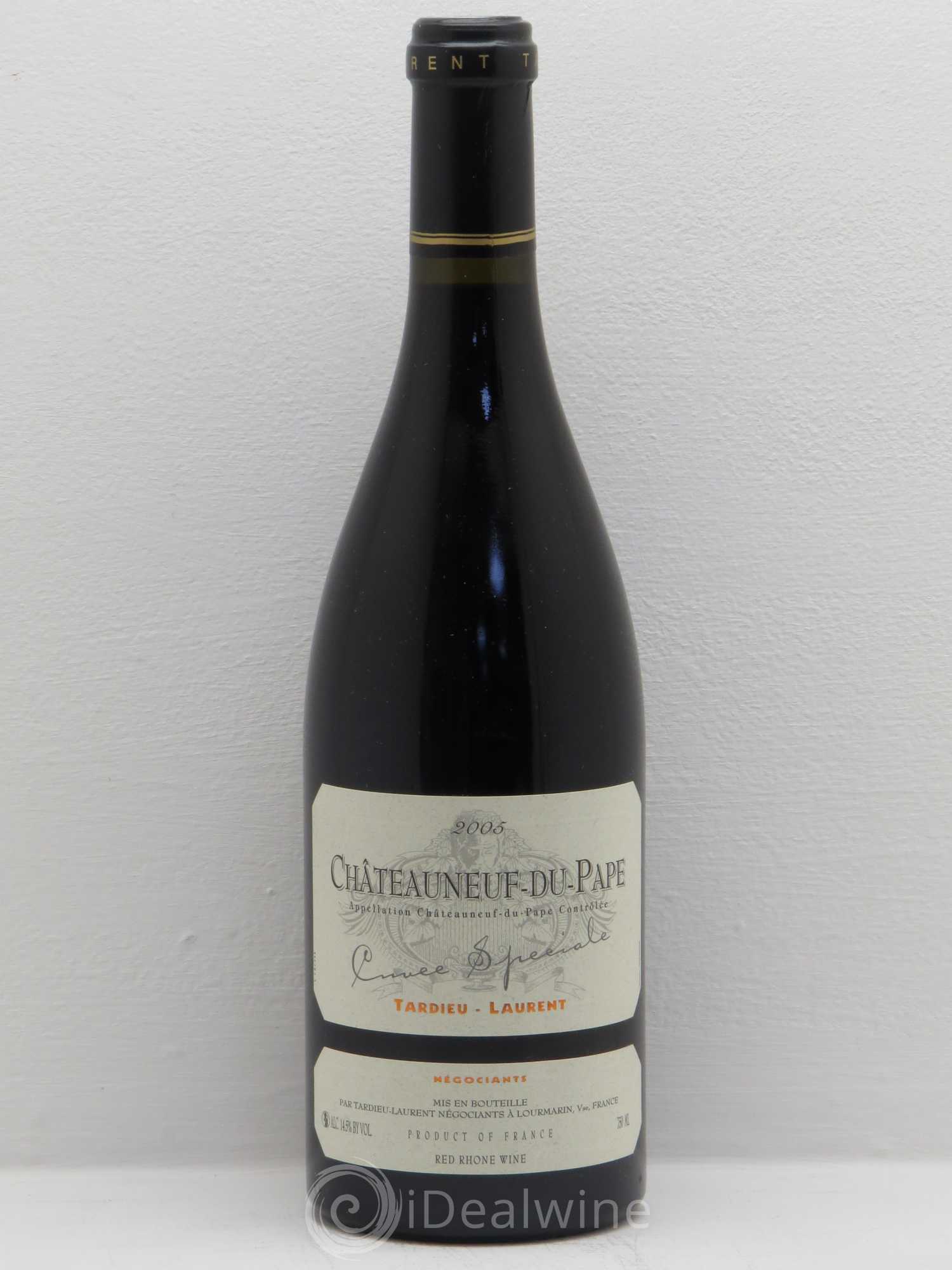 Châteauneuf-du-Pape Tardieu-Laurent Cuvée spéciale Famille Tardieu 2005 - Lot de 1 bouteille - 0