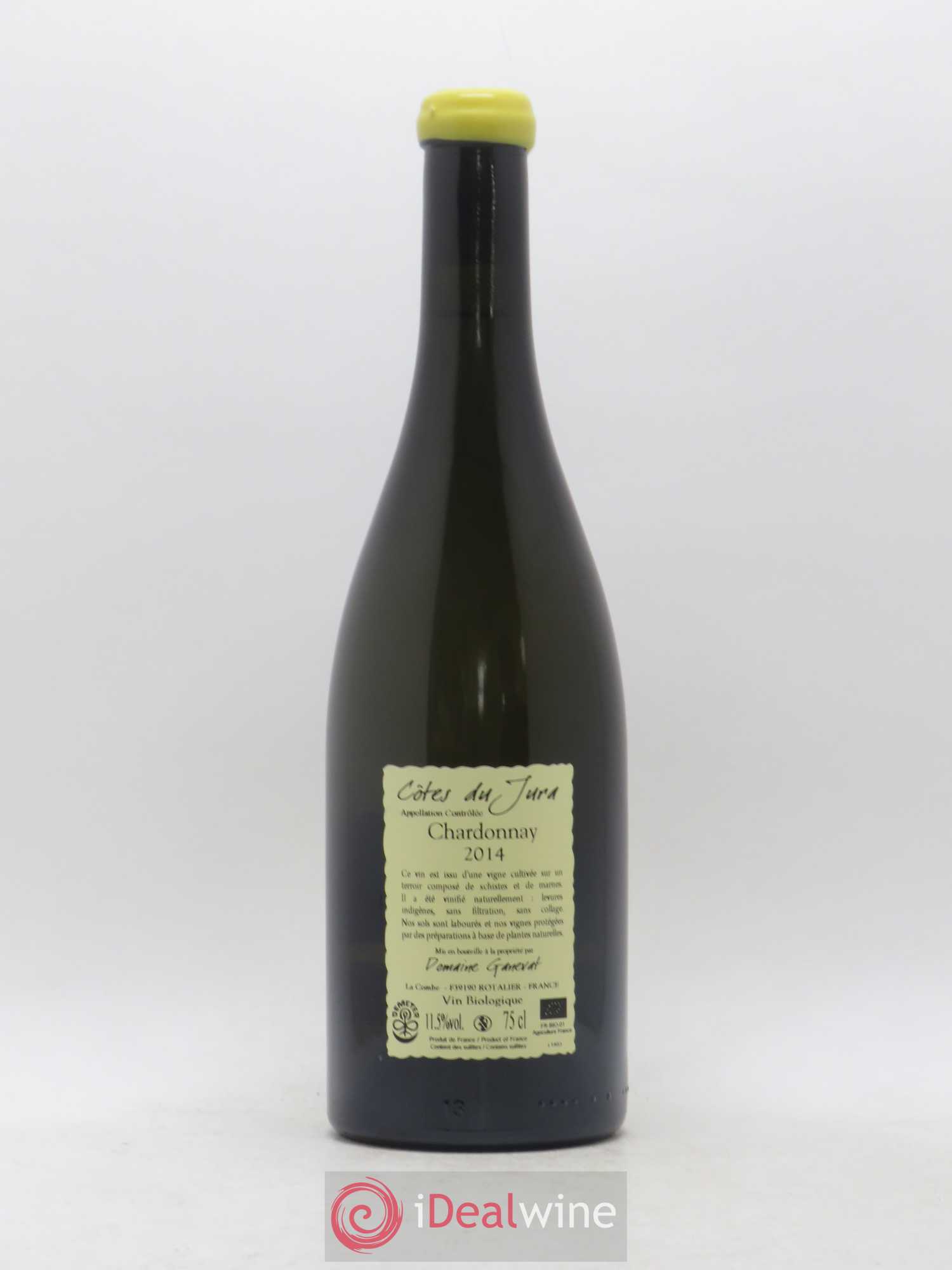 Côtes du Jura Grusse en Billat Jean-François Ganevat (Domaine) 2014 - Lot de 1 bouteille - 1