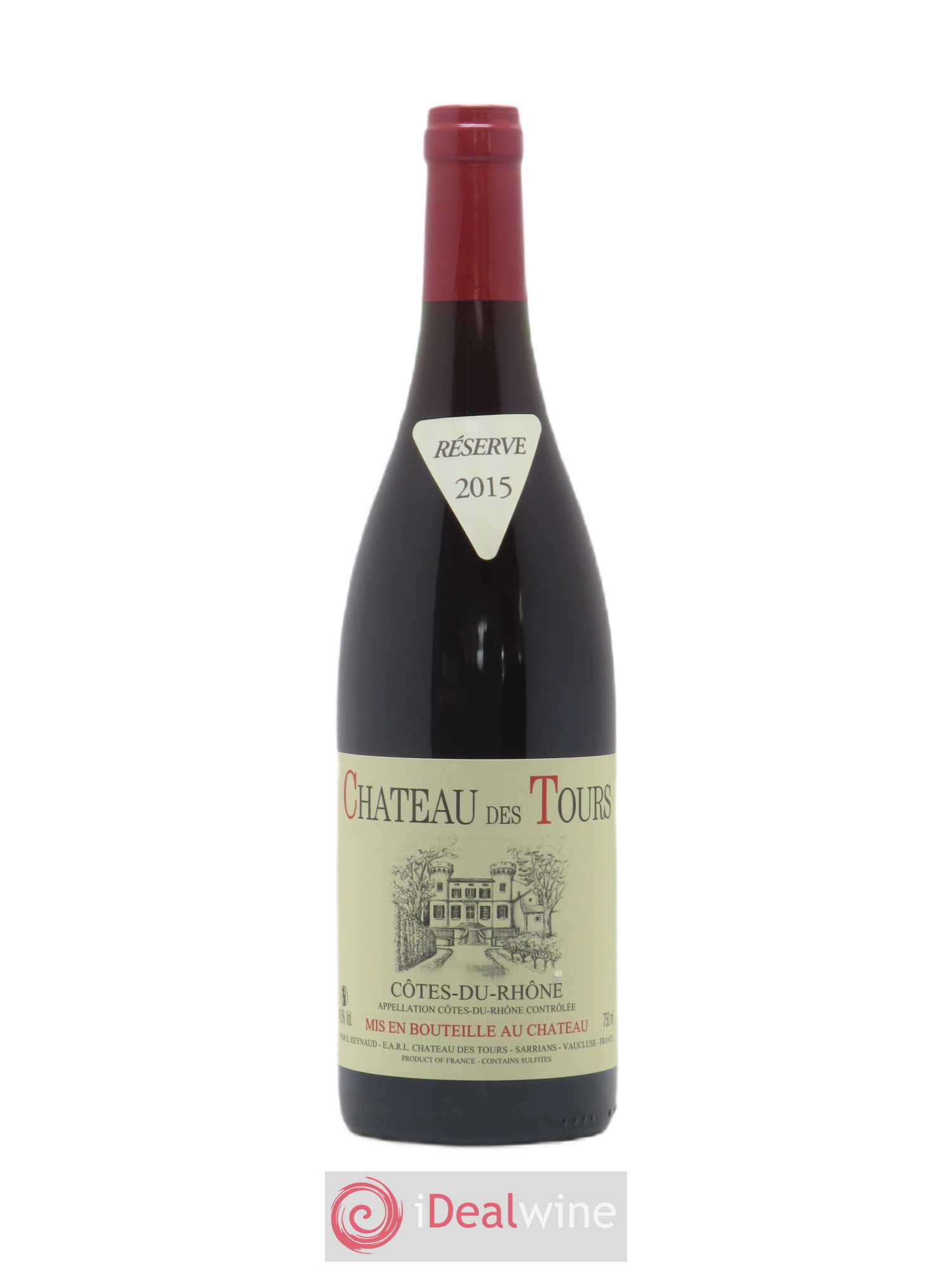Côtes-du-Rhône Château des Tours Emmanuel Reynaud 2015 - Lot de 1 bouteille - 0