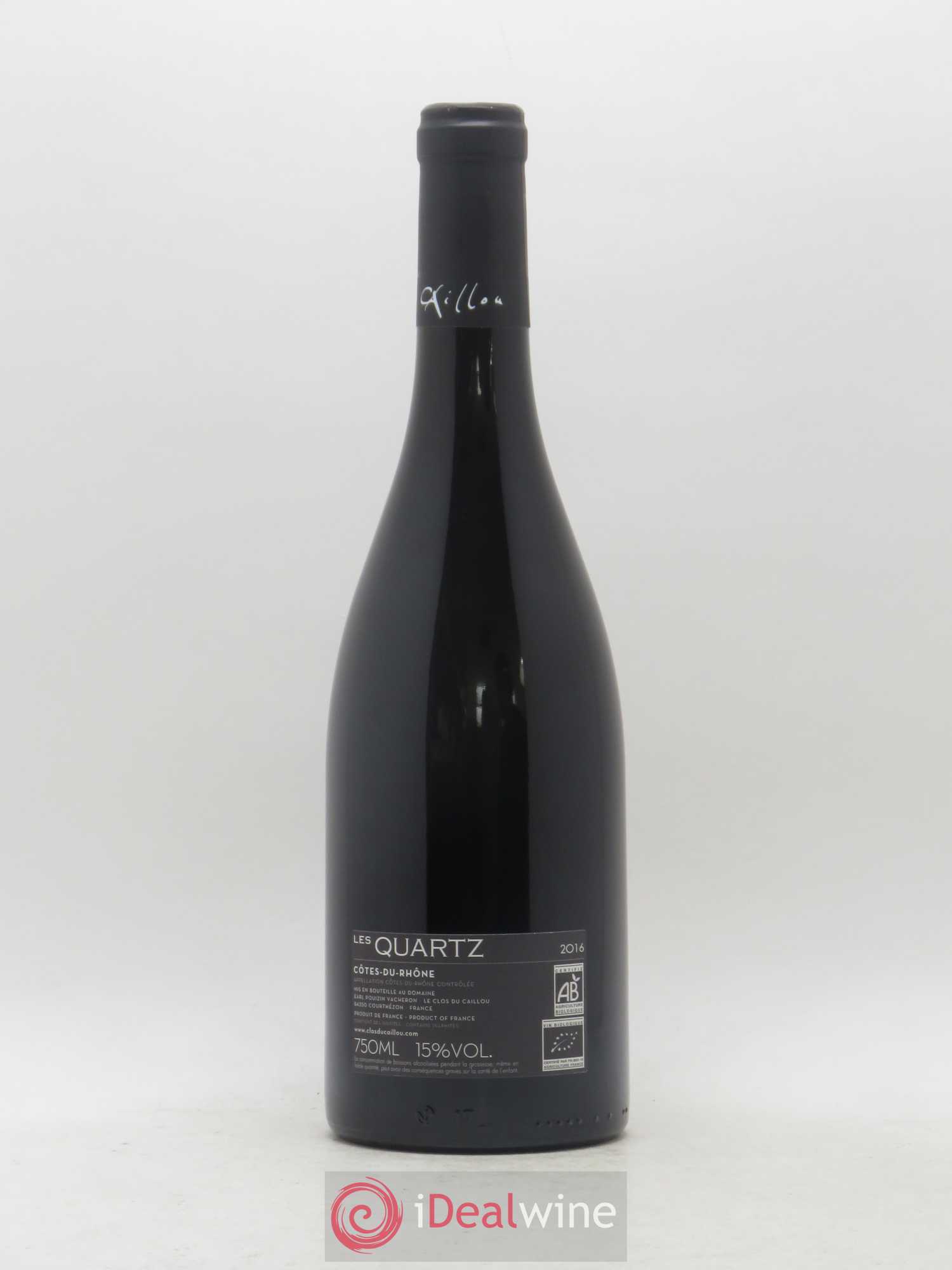Côtes-du-Rhône Les Quartz Domaine Clos du Caillou 2016 - Posten von 1 Flasche - 1