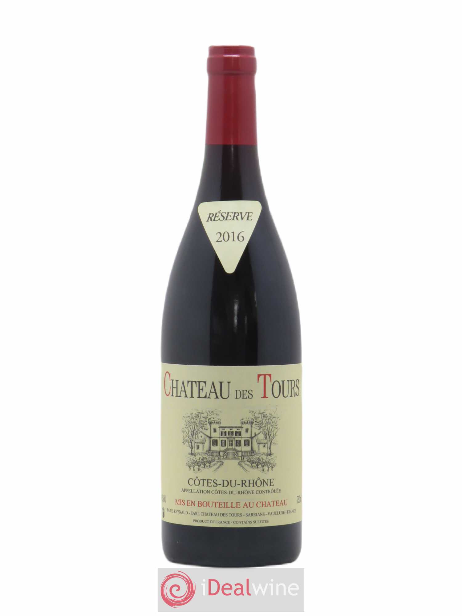 Côtes-du-Rhône Château des Tours Emmanuel Reynaud 2016 - Lot de 1 bouteille - 0