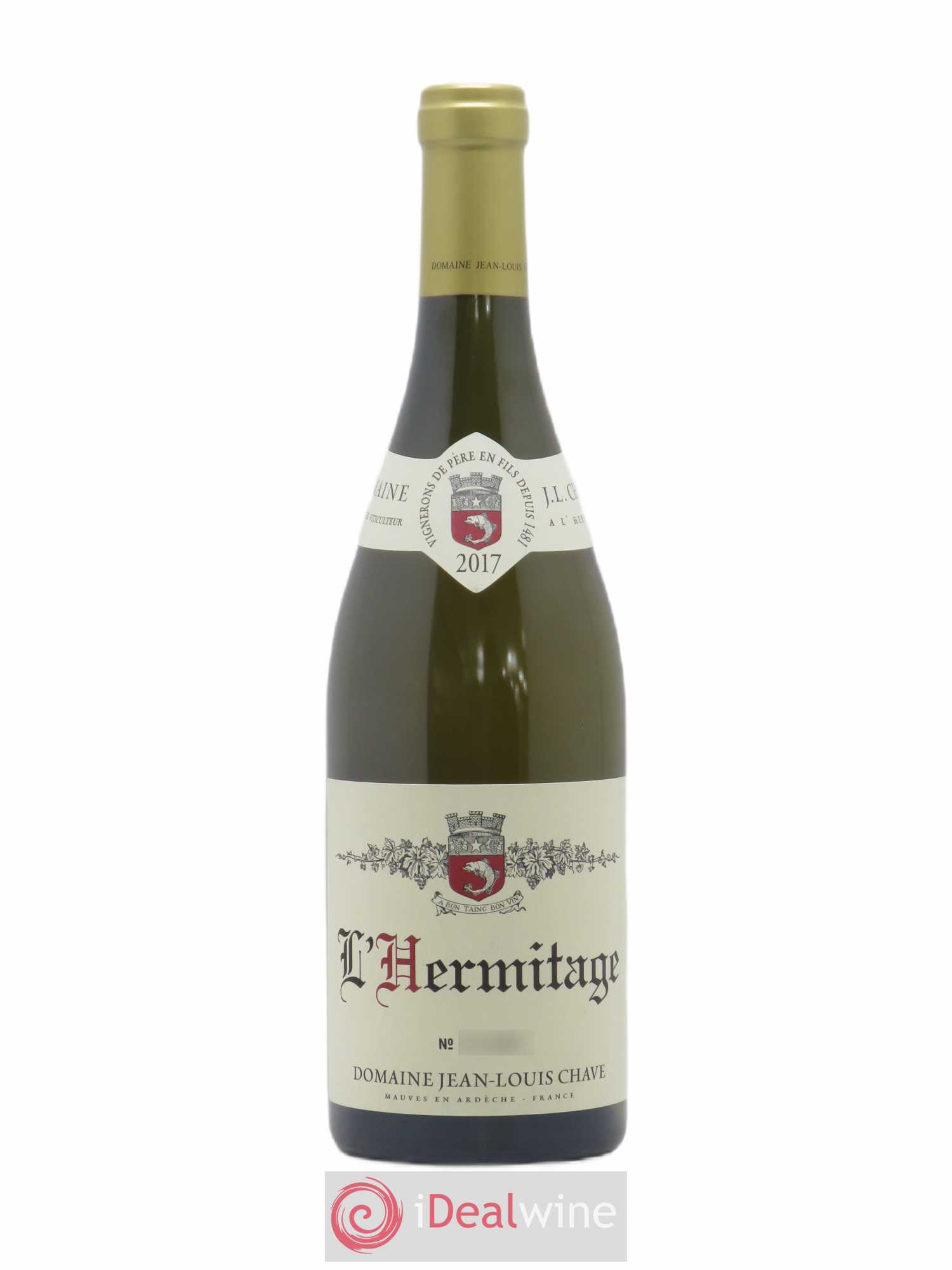 Hermitage Jean-Louis Chave 2017 - Lot de 1 bouteille - 0