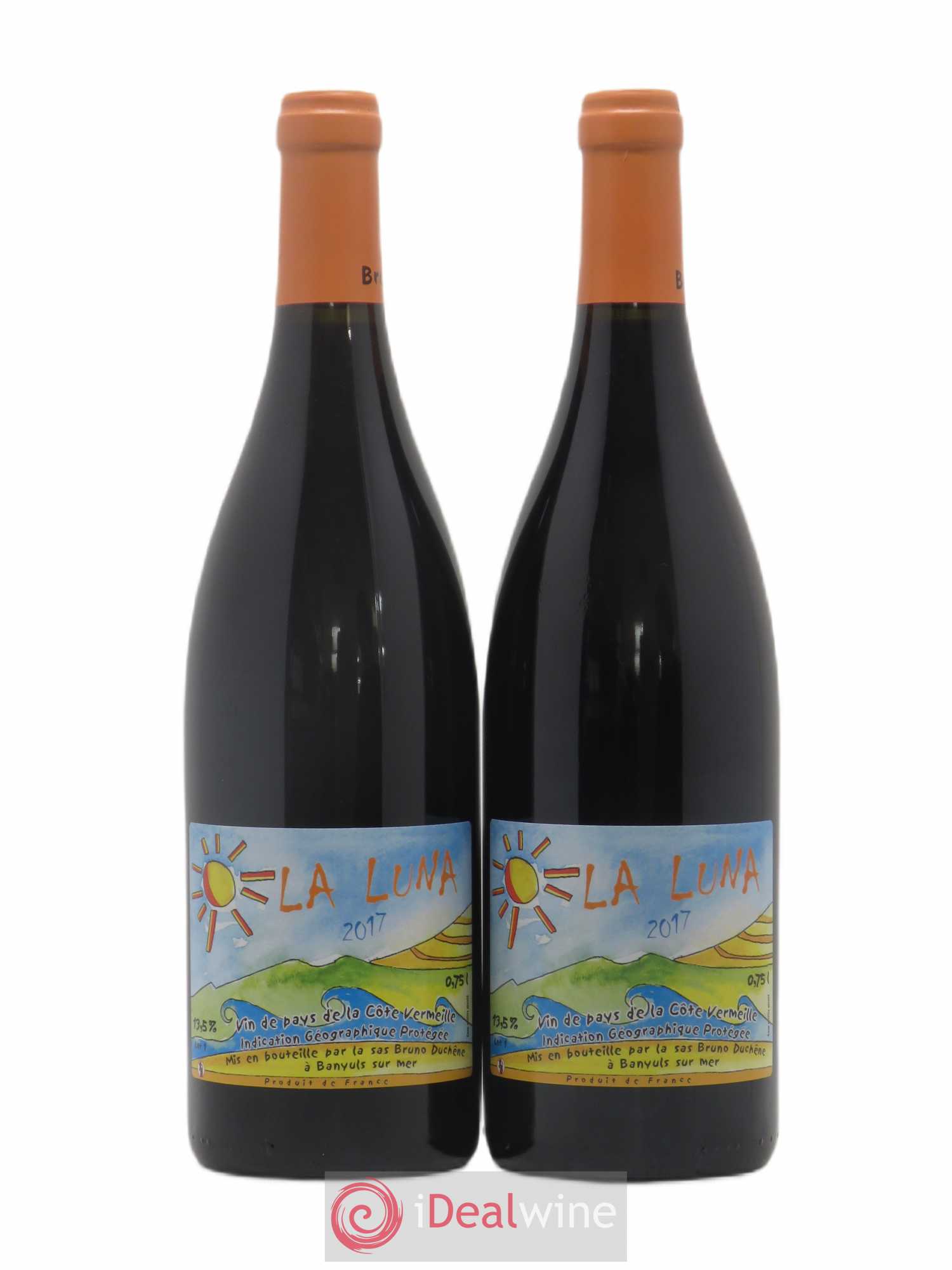 Vin de France Luna Bruno Duchene 2017 - Lot de 2 bouteilles - 0
