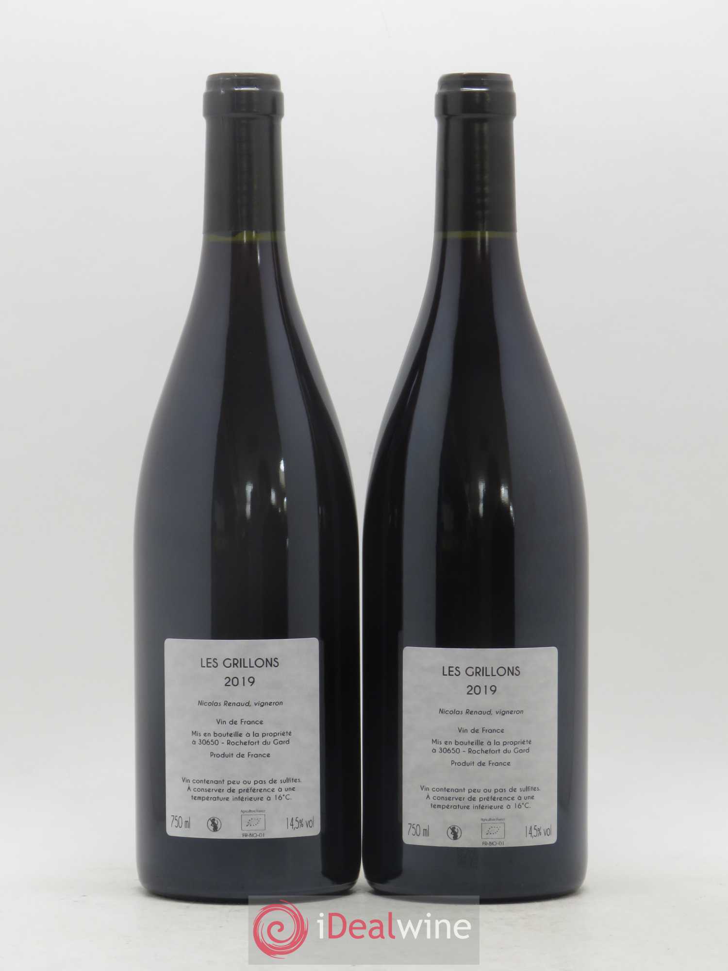 Vin de France Clos des Grillons 2019 - Lot de 2 bouteilles - 1