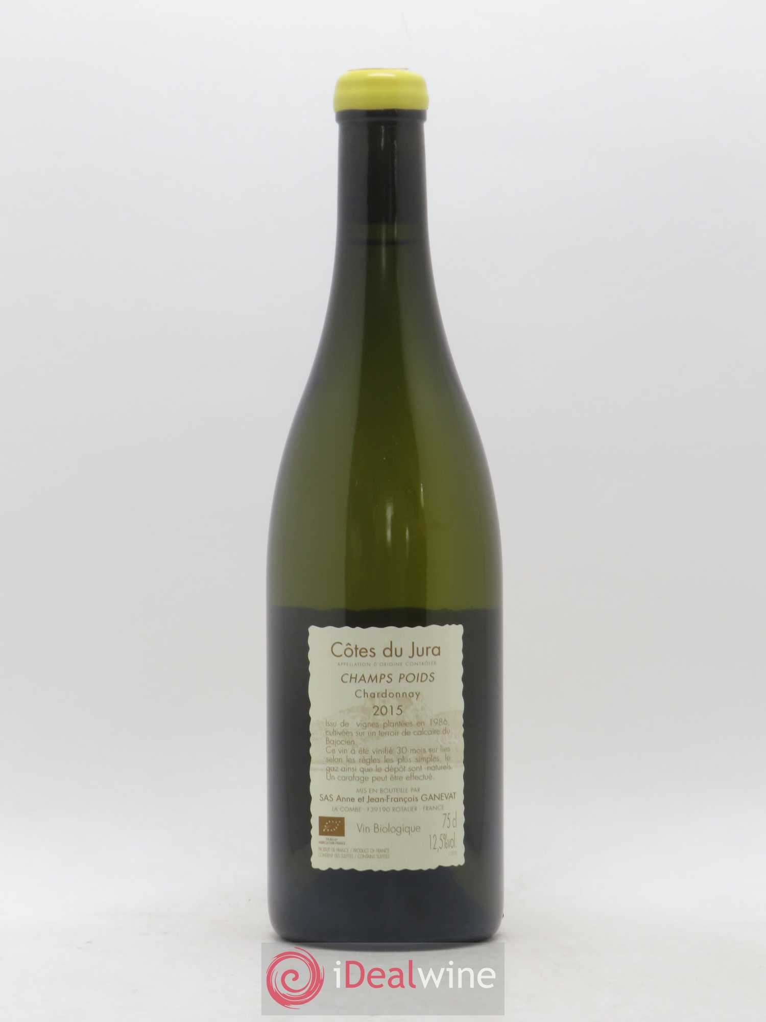 Côtes du Jura Champs Poids Anne et Jean François Ganevat 2015 - Lot de 1 bouteille - 1
