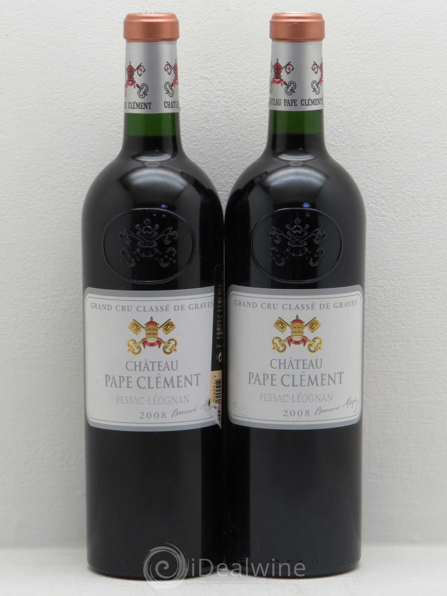 Château Pape Clément Cru Classé de Graves 2008 - Lot de 2 bouteilles - 0