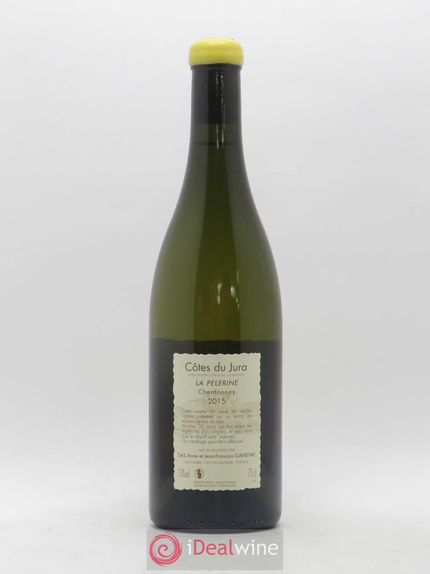 Côtes du Jura La Pélerine Anne et Jean François Ganevat 2015 - Lot de 1 bouteille - 1