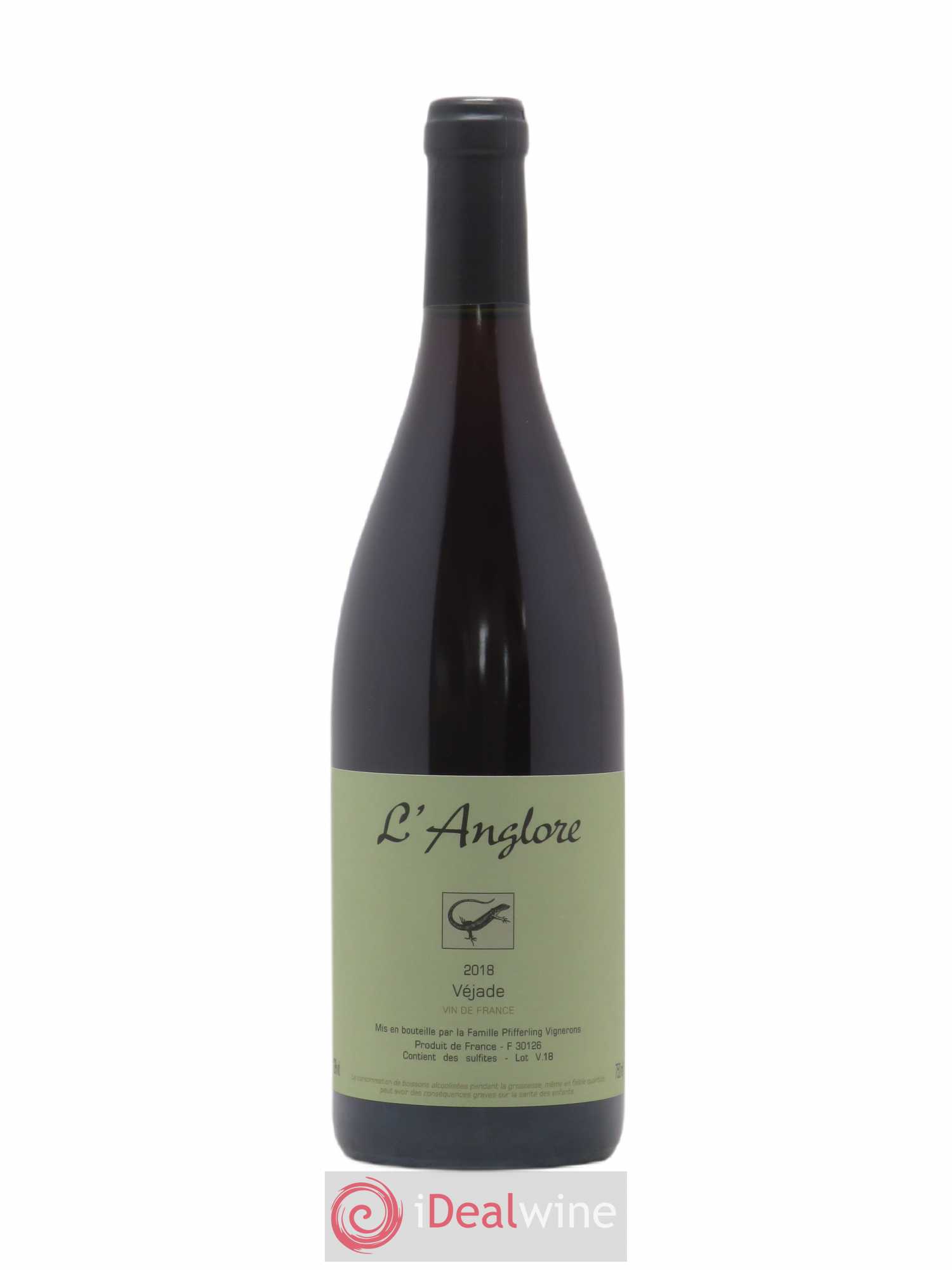 Vin de France Véjade L'Anglore 2018 - Lot de 1 bouteille - 0