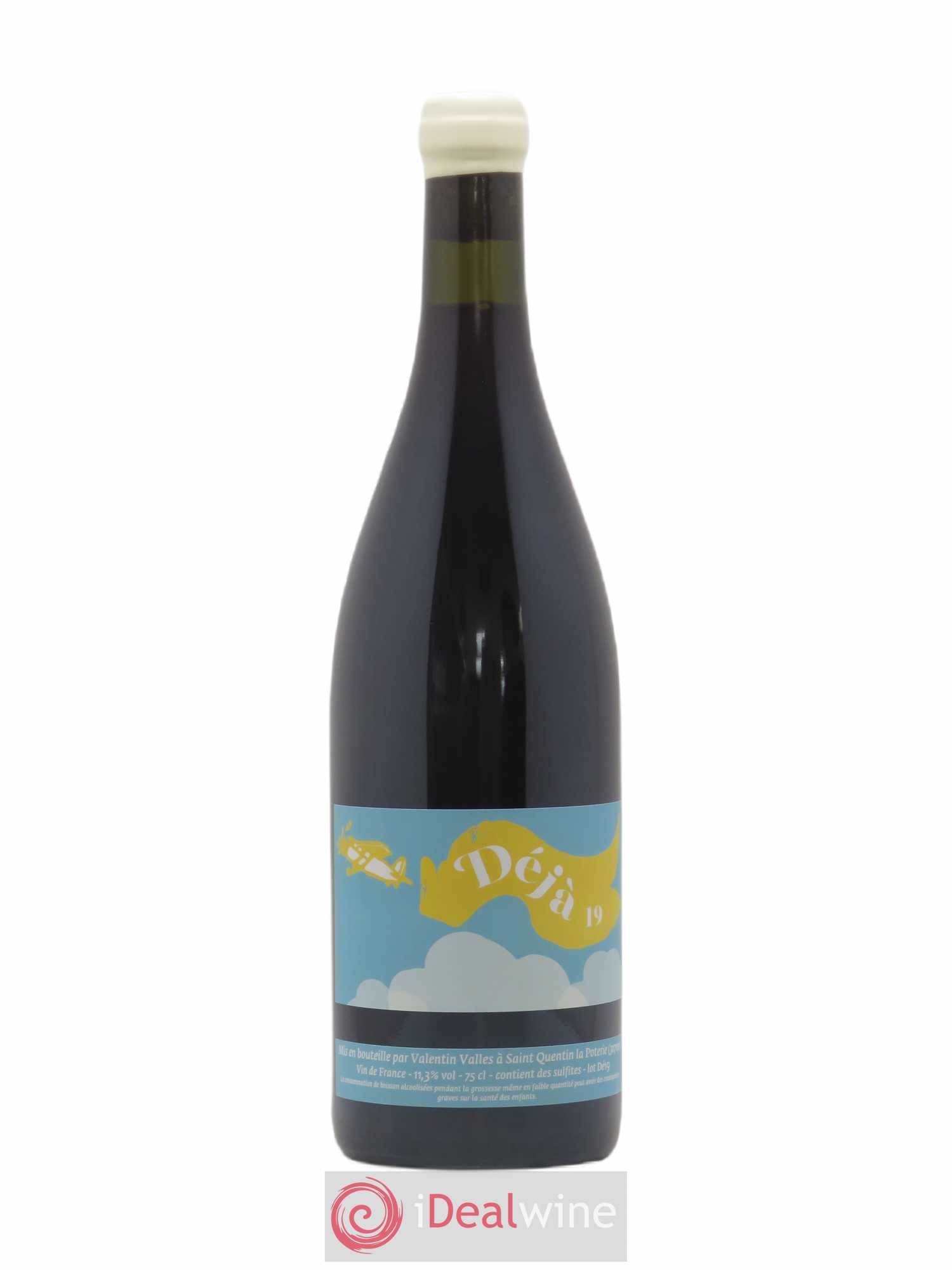 Vin de France Déjà Valentin Valles 2019 - Lot de 1 bouteille - 0