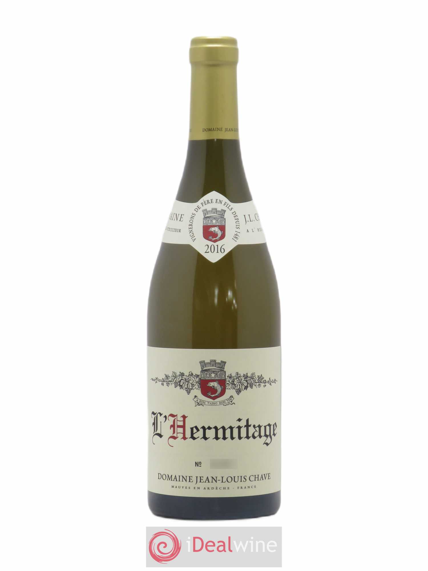 Hermitage Jean-Louis Chave 2016 - Lot de 1 bouteille - 0