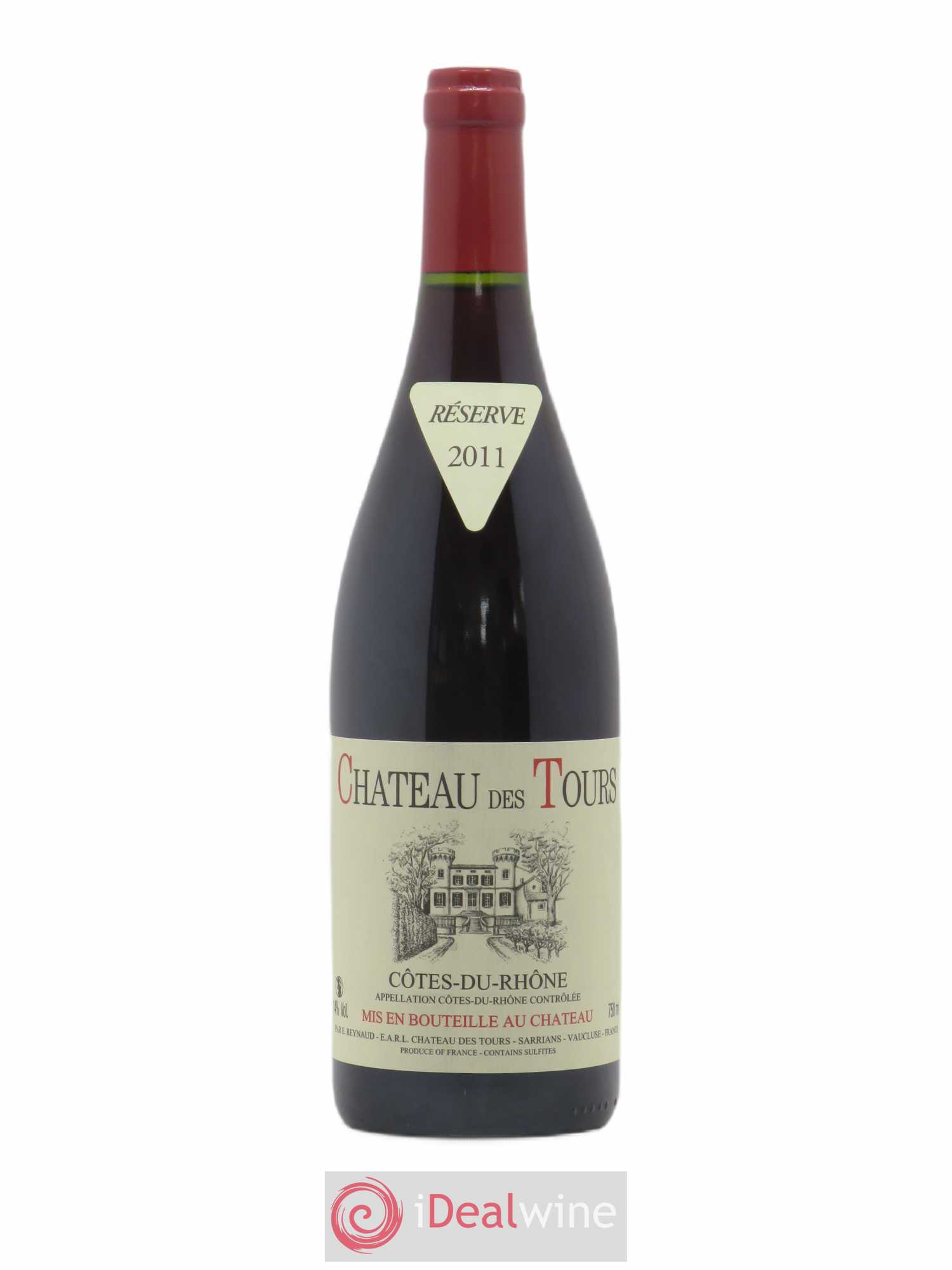 Côtes-du-Rhône Château des Tours Emmanuel Reynaud 2011 - Lot de 1 bouteille - 0
