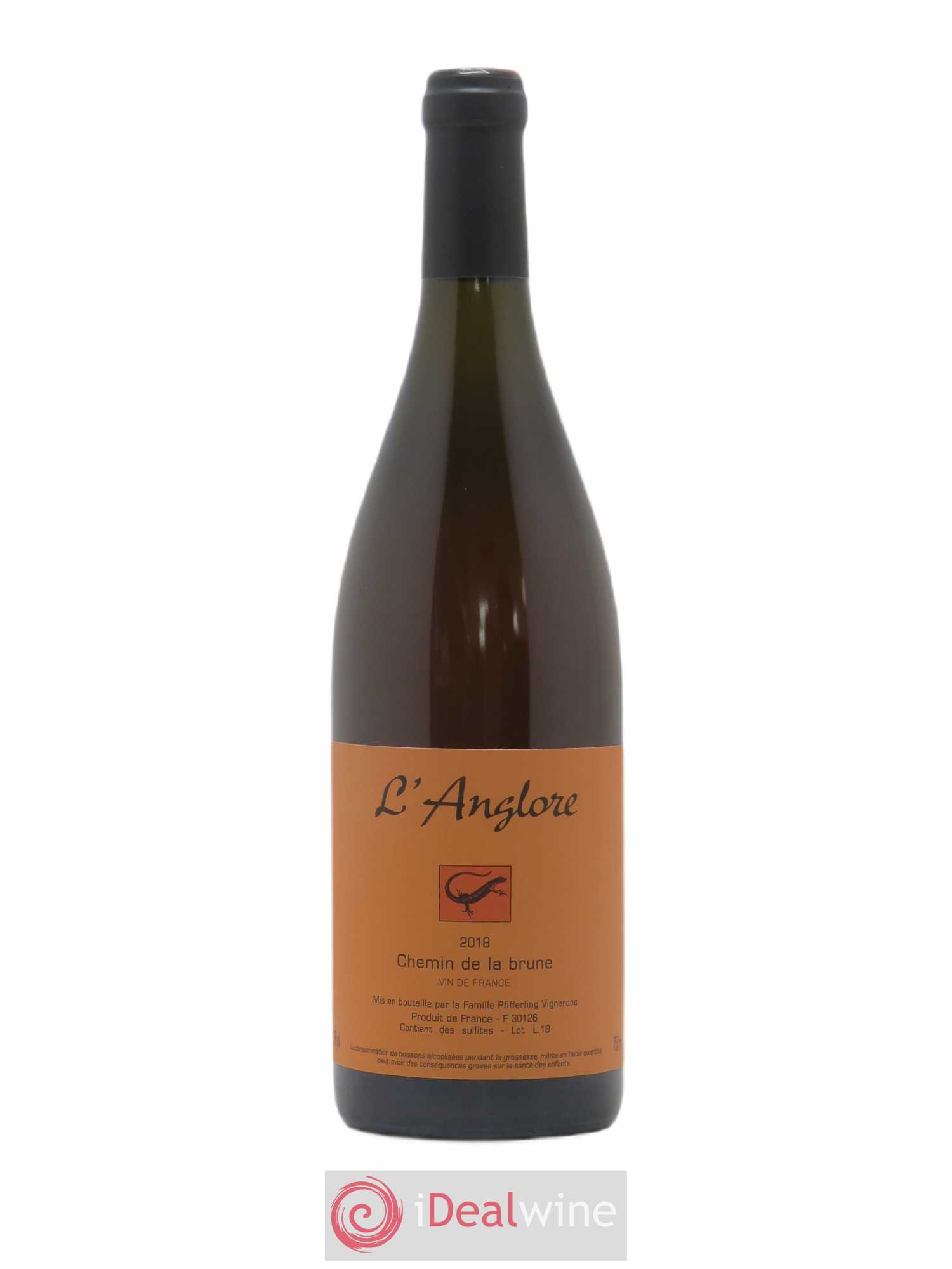 Vin de France Chemin de la brune L'Anglore 2018 - Lot de 1 bouteille - 0