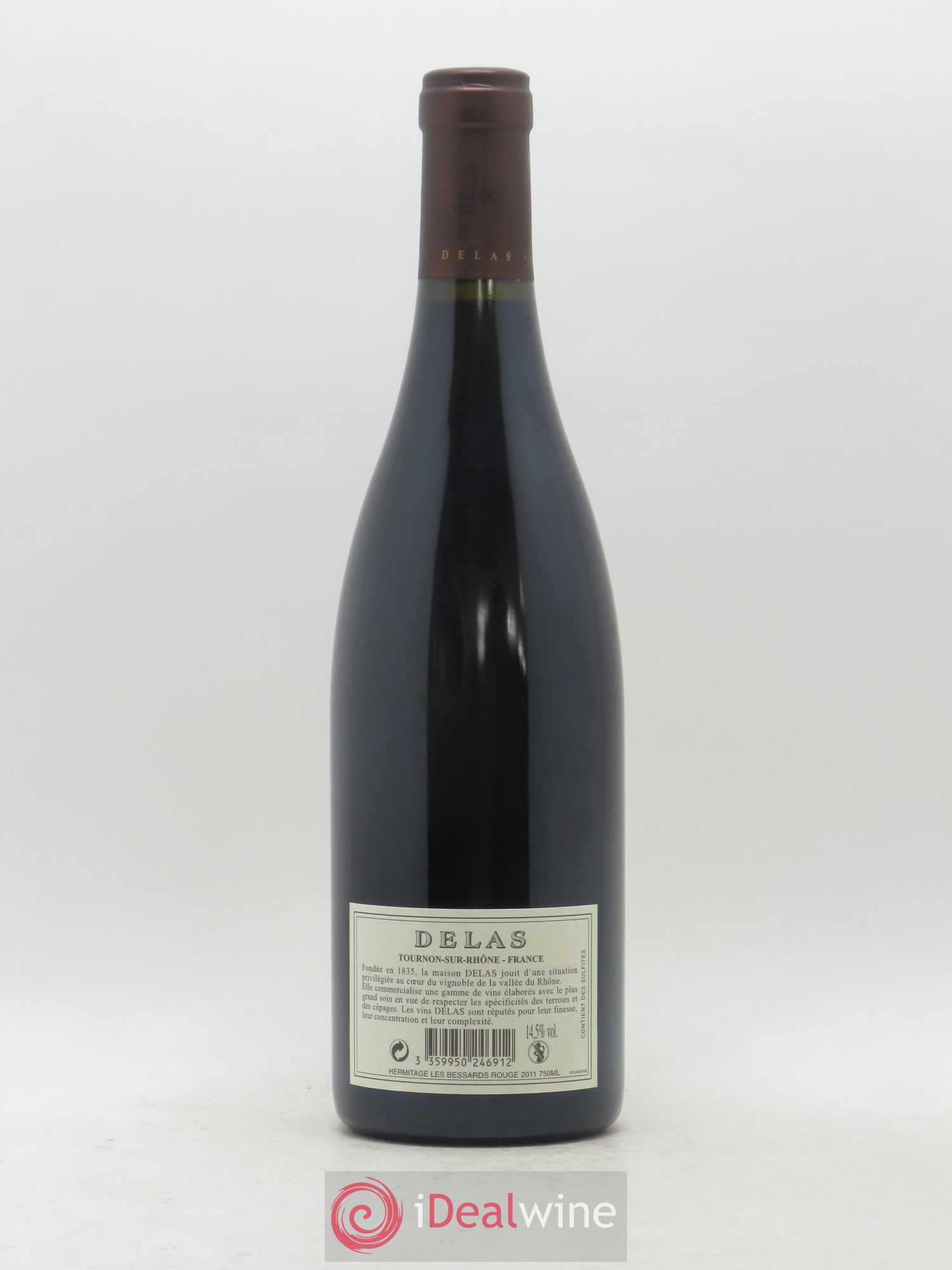 Hermitage Les Bessards Delas Frères 2011 - Lot de 1 bouteille - 1