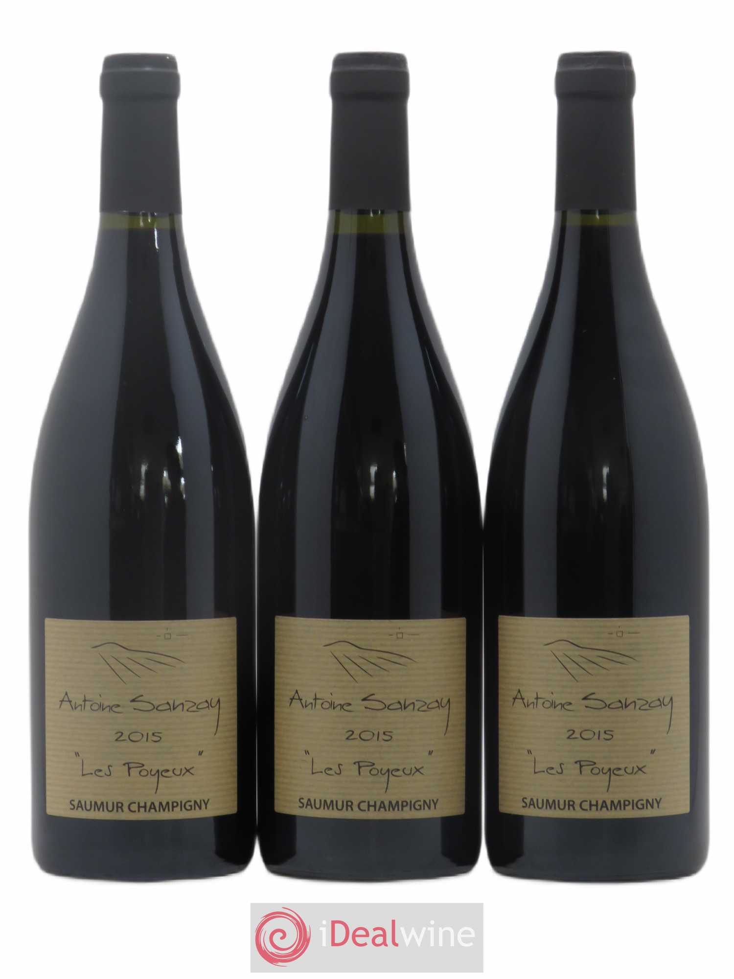 Saumur-Champigny Les Poyeux Antoine Sanzay 2015 - Lot de 3 bouteilles - 0