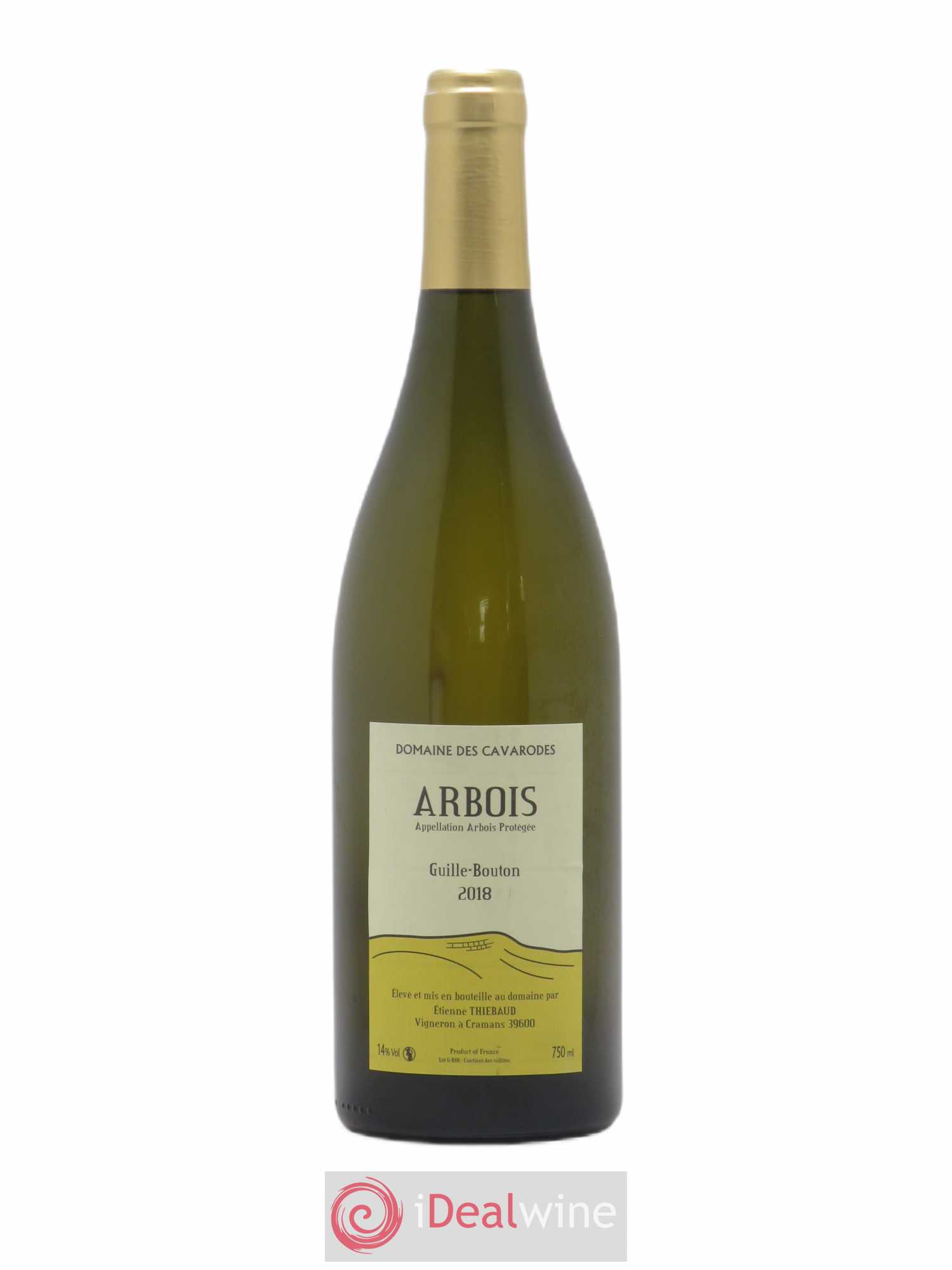 Arbois Guille Bouton Domaine des Cavarodes 2018 - Posten von 1 Flasche - 0