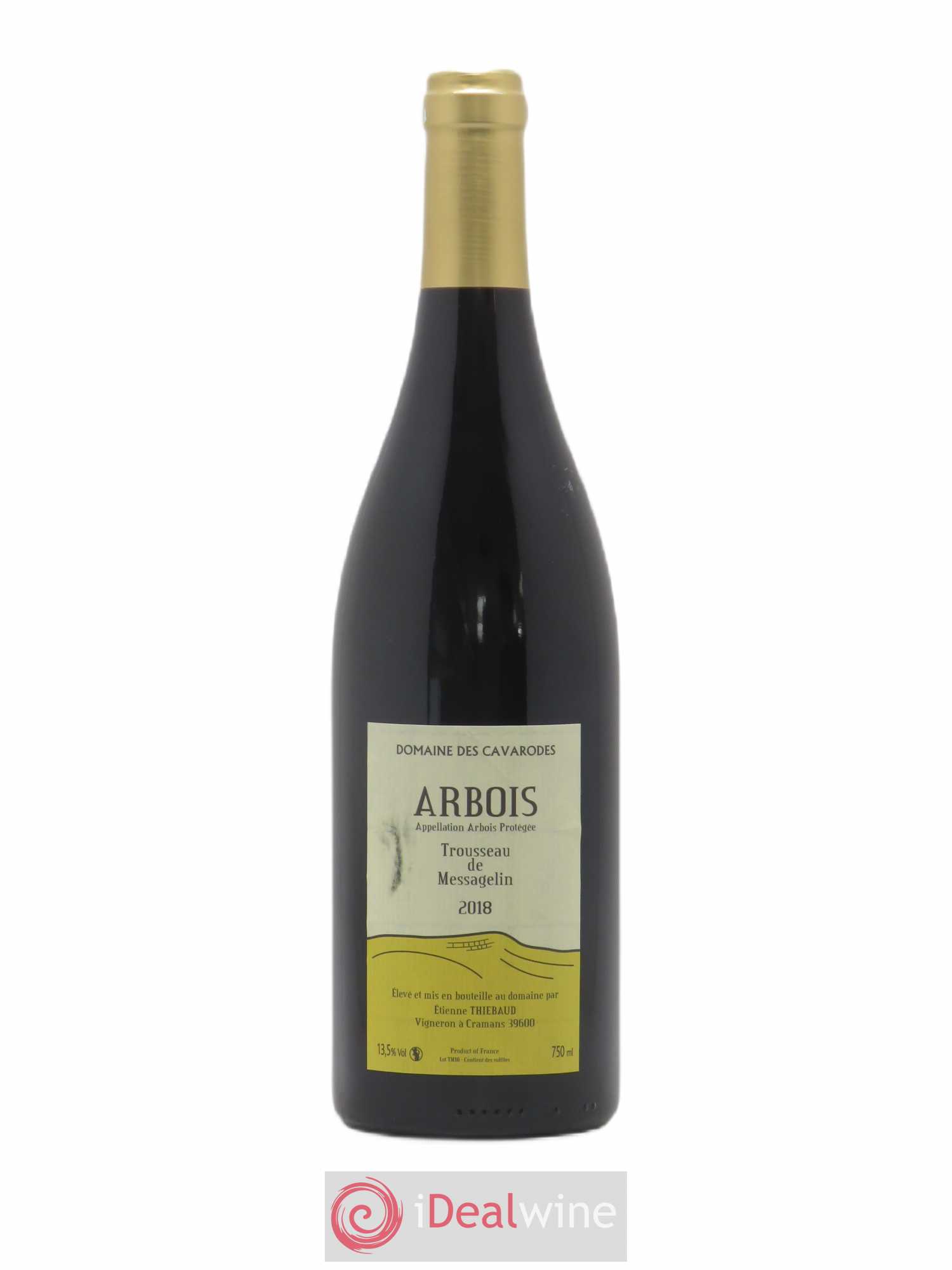 Arbois Trousseau Messagelin Domaine des Cavarodes 2018 - Posten von 1 Flasche - 0