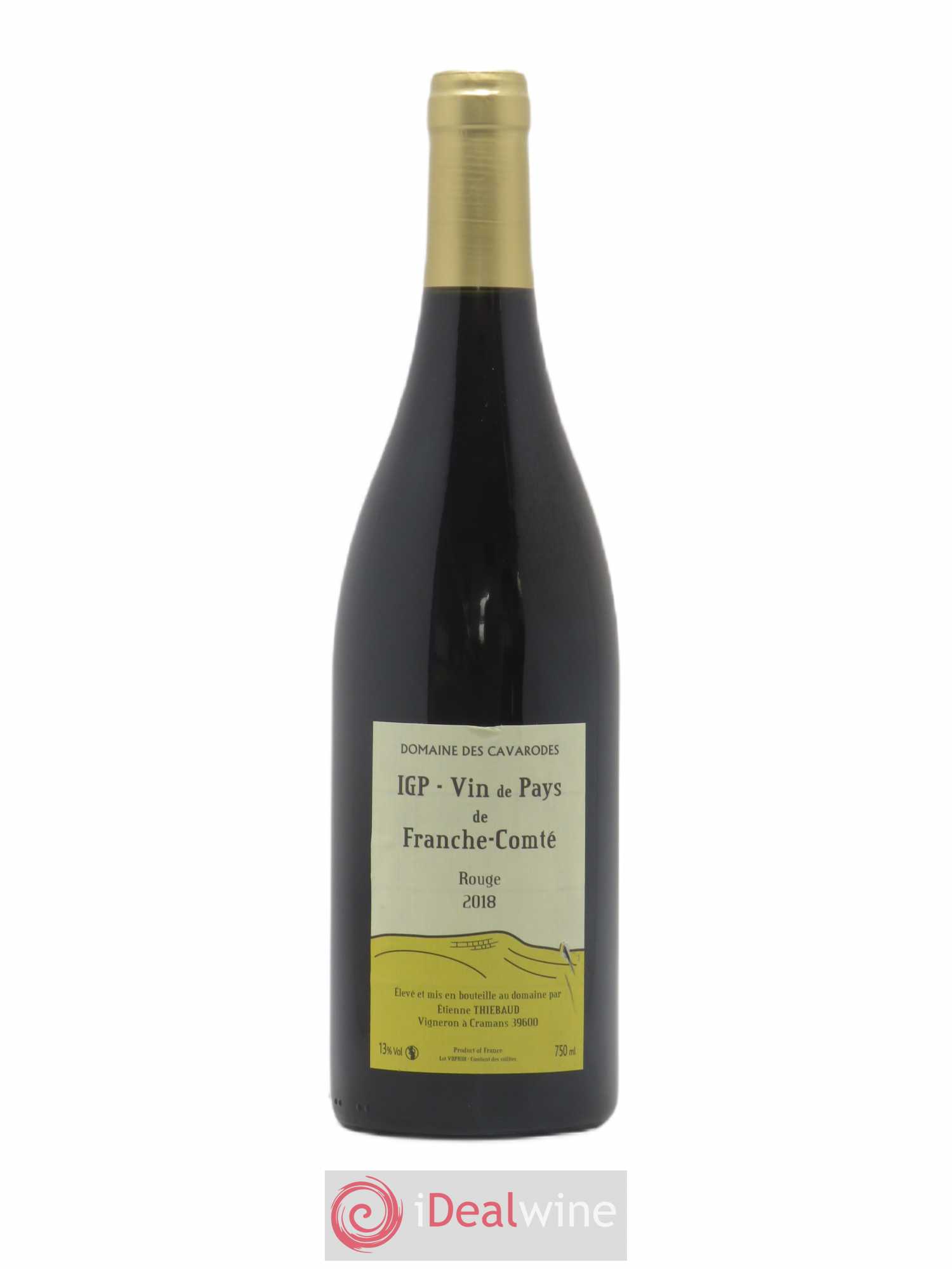 Vin de France IGP Franche-Comté Domaine des Cavarodes 2018 - Posten von 1 Flasche - 0