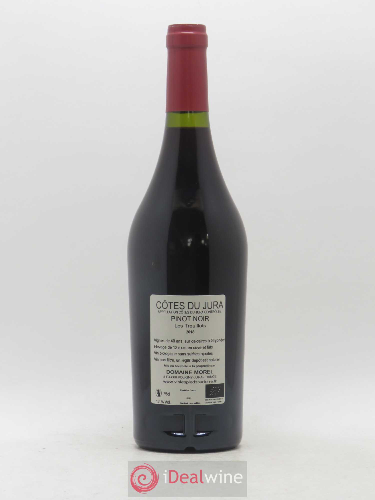 Côtes du Jura Pinot Noir Les Trouillots Domaine Valentin Morel 2018 - Posten von 1 Flasche - 1