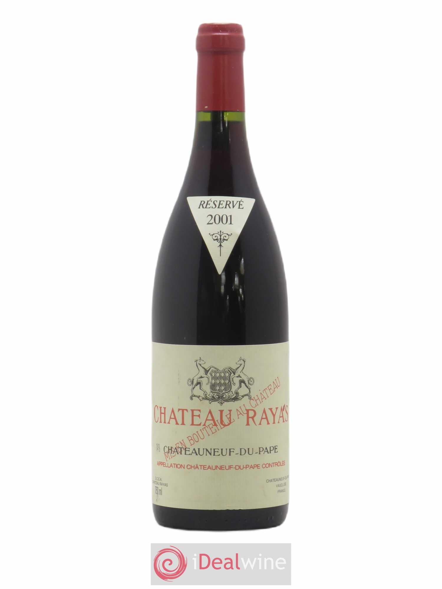 Châteauneuf-du-Pape Château Rayas Emmanuel Reynaud 2001 - Lot de 1 bouteille - 0