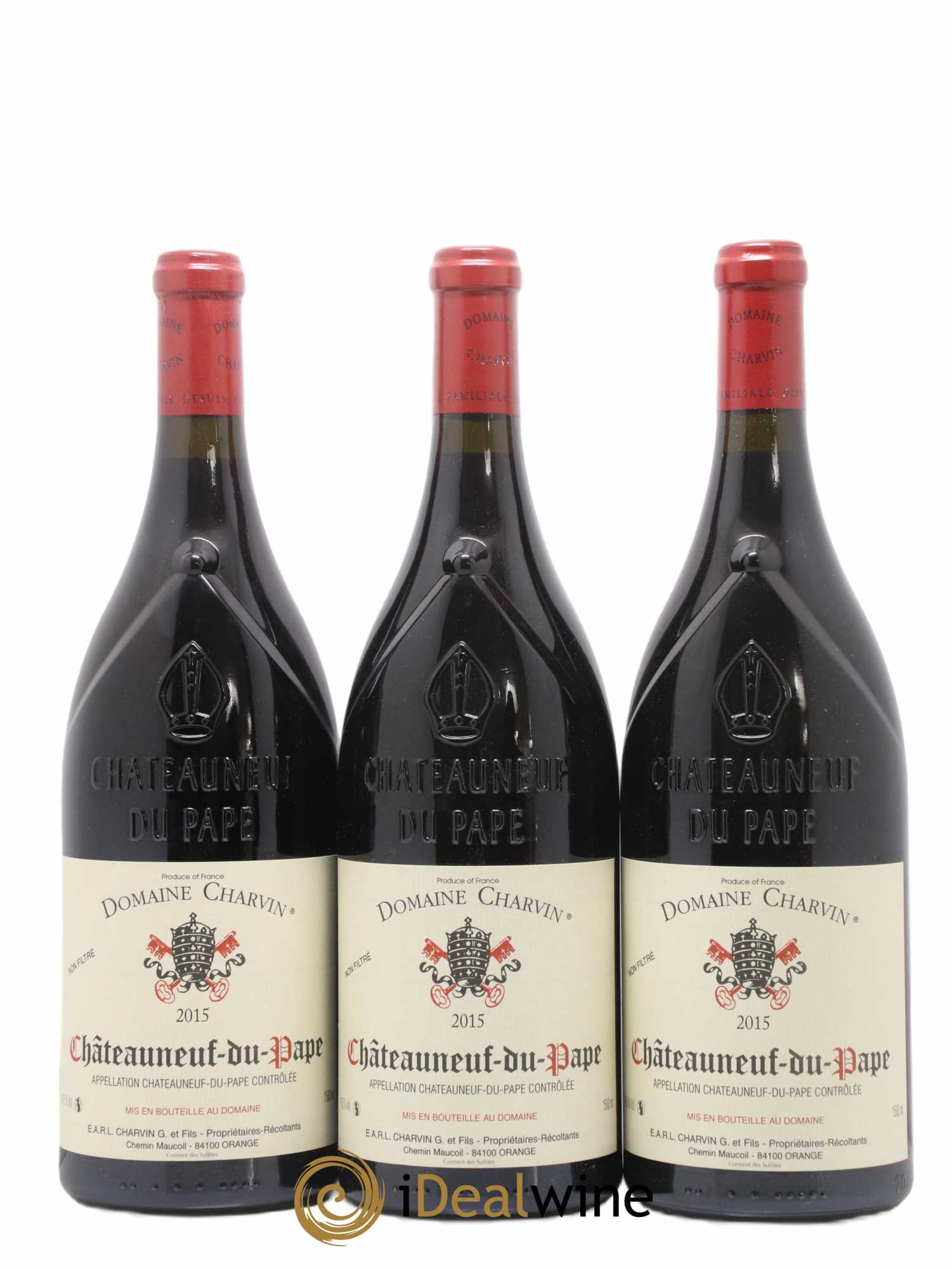 Châteauneuf-du-Pape Charvin (Domaine) 2015 - Lot de 3 magnums - 0