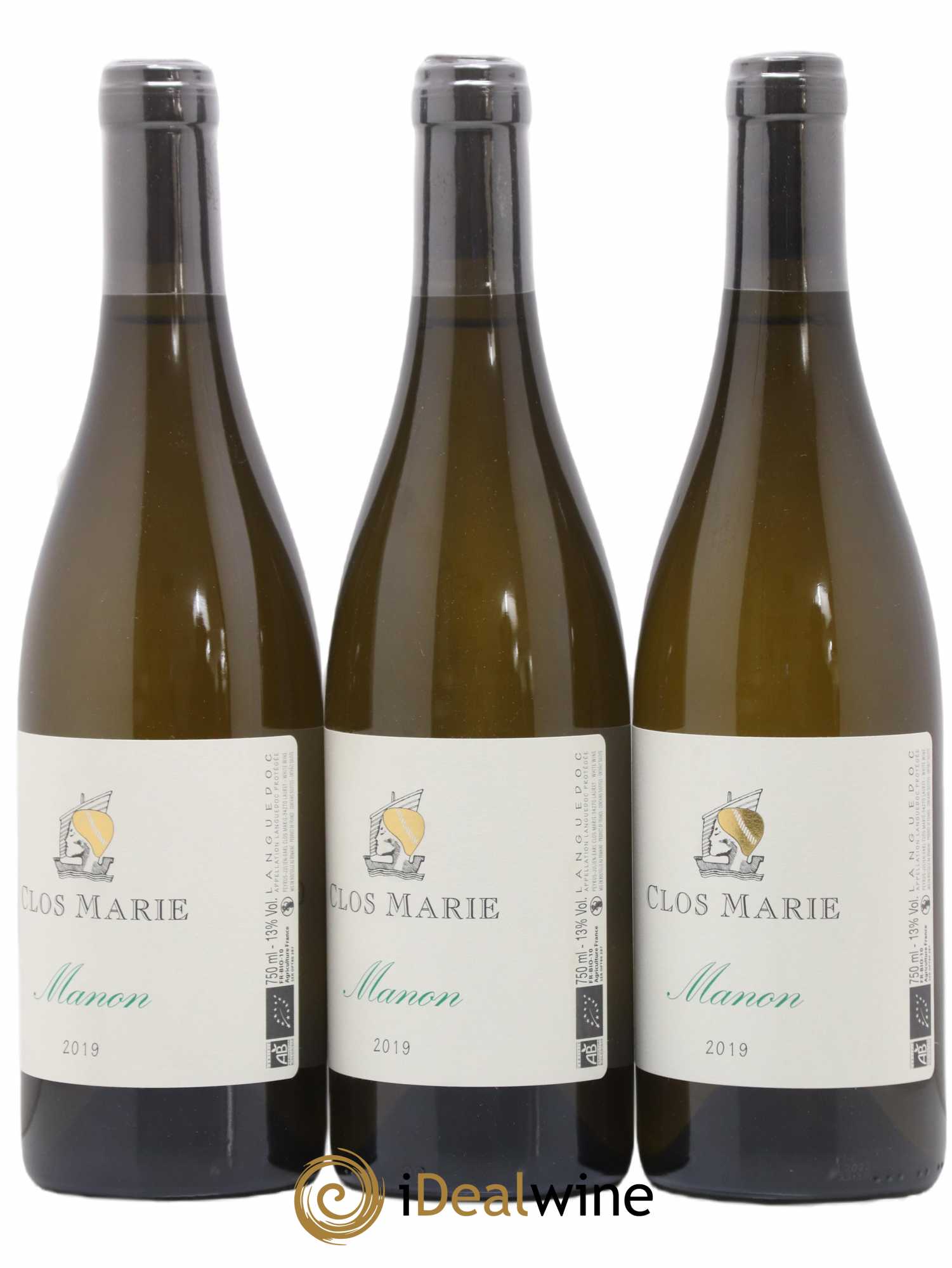Languedoc Clos Marie Manon Christophe Peyrus et Françoise Julien 2019 - Lot de 3 bouteilles - 1