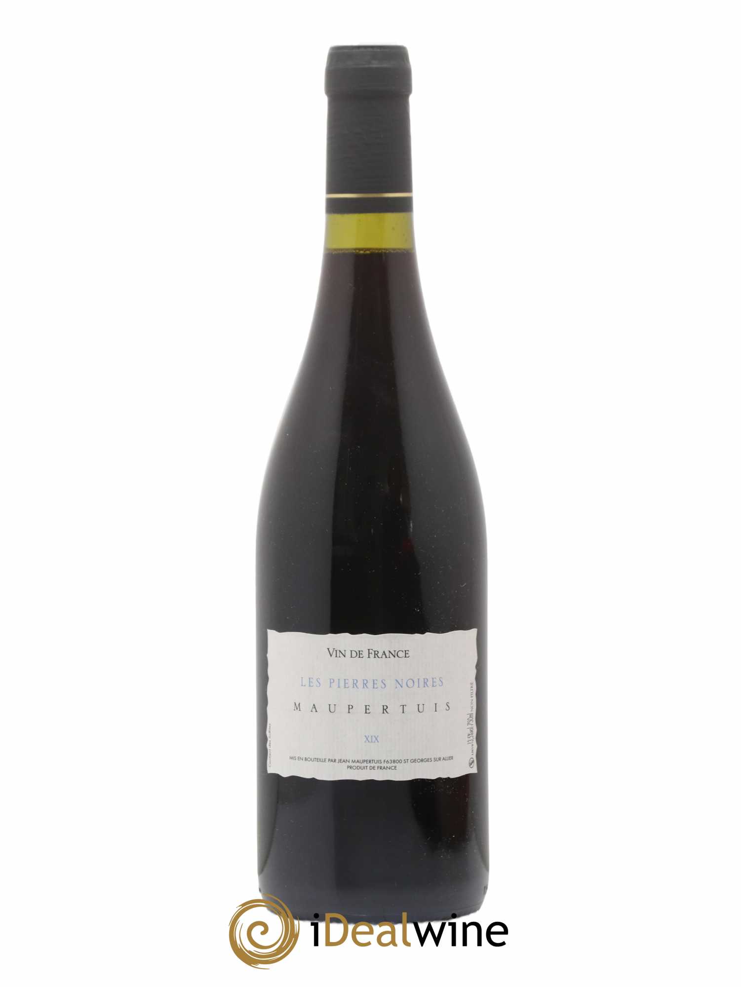 Vin de France Les Pierres Noires Jean Maupertuis 2019 - Lot de 1 bouteille - 0