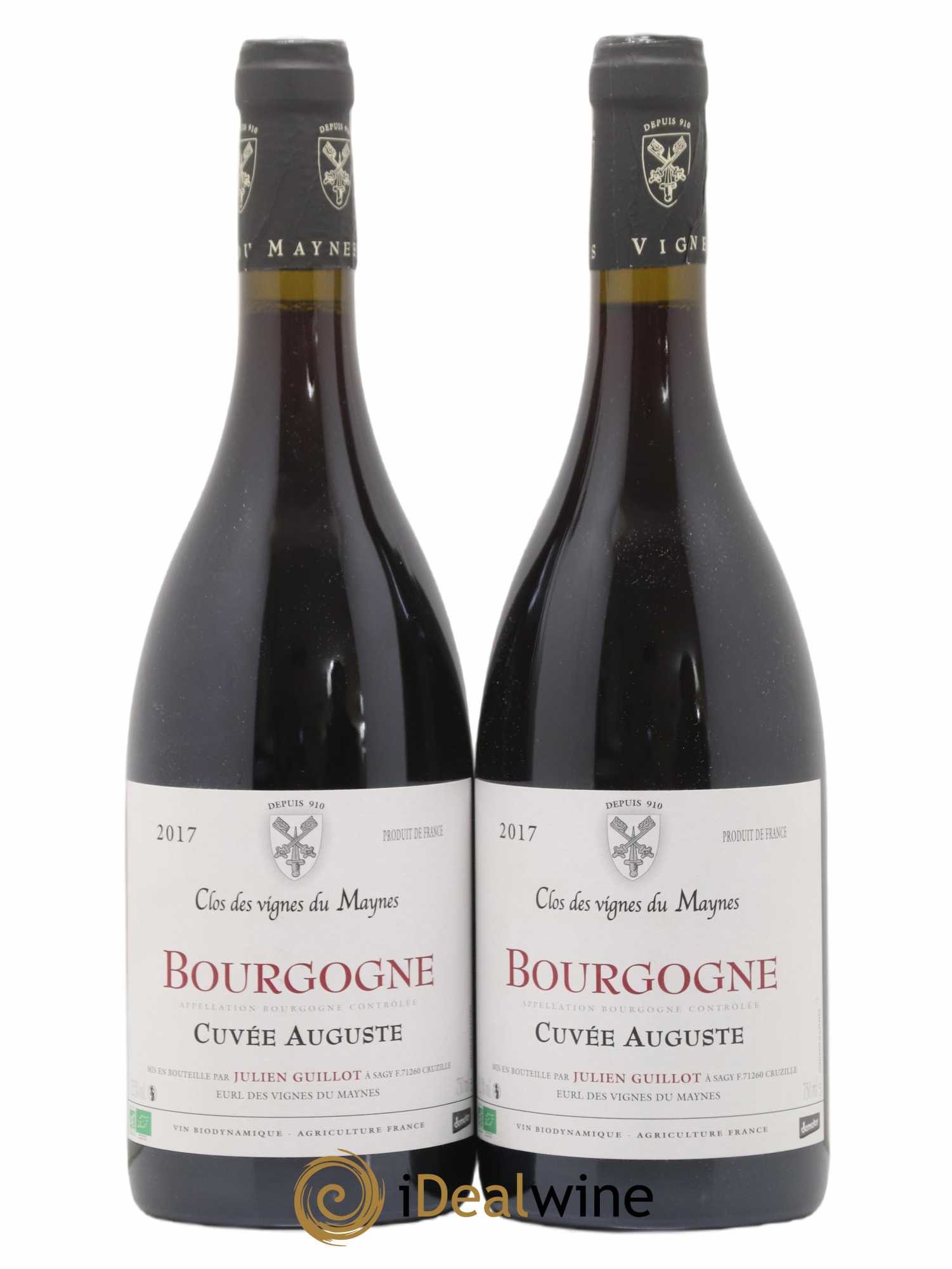Bourgogne Cuvée Auguste Les Vignes du Maynes 2017 - Lot de 2 bouteilles - 0
