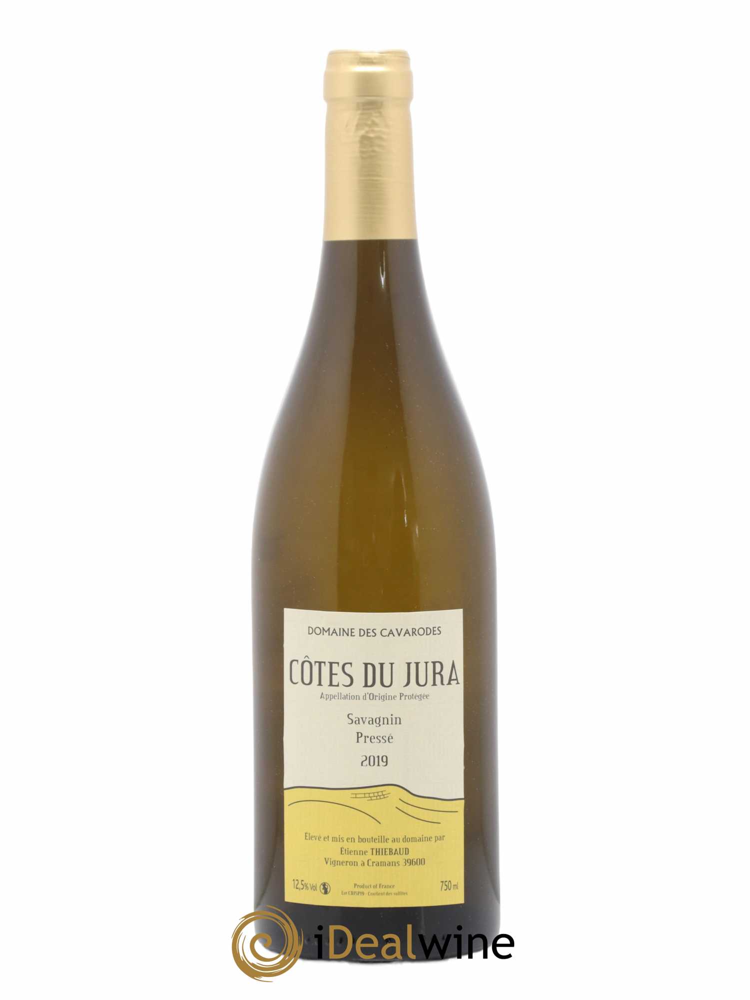 Côtes du Jura Savagnin pressé Cavarodes (Domaine des) - Etienne Thiébaud 2019 - Lot de 1 bouteille - 0