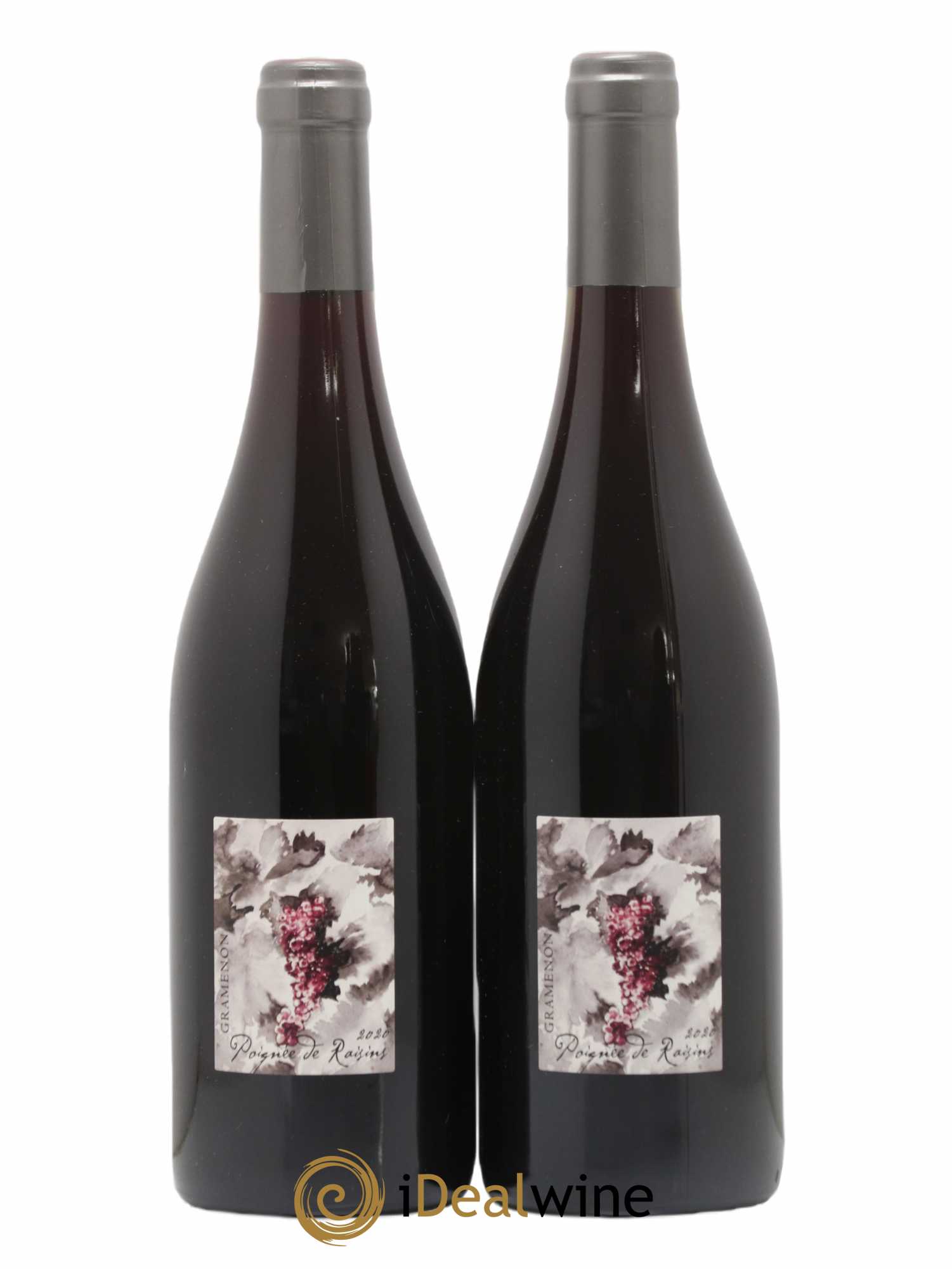 Côtes-du-Rhône Poignée de raisins Gramenon (Domaine) 2020 - Lot de 2 bouteilles - 0