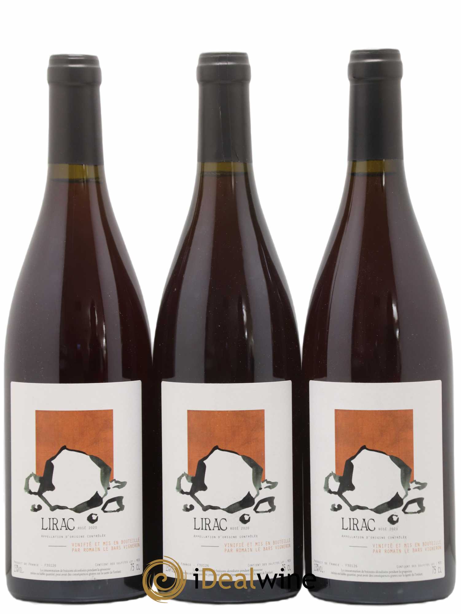 Lirac Romain Le Bars 2020 - Lot de 3 bouteilles - 0