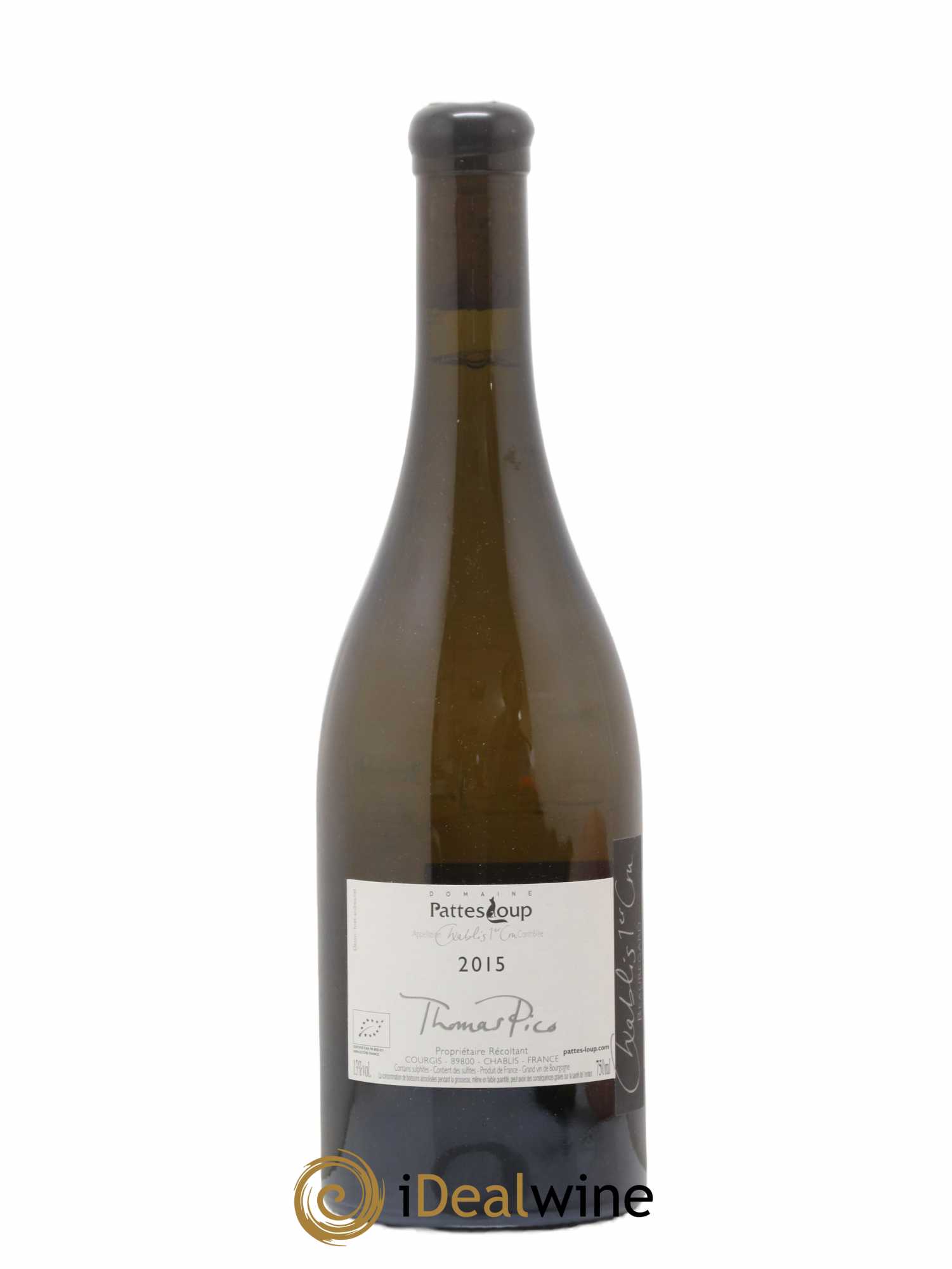 Chablis 1er Cru Beauregard Pattes Loup (Domaine) 2015 - Lot de 1 bouteille - 1