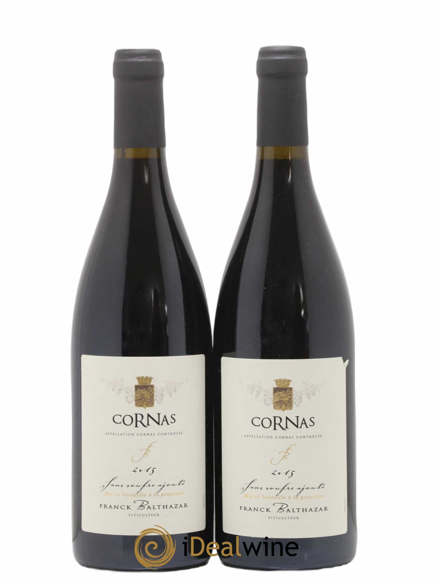 Cornas Cuvée sans soufre Franck Balthazar (Domaine) 2015 - Lot de 2 bouteilles - 0