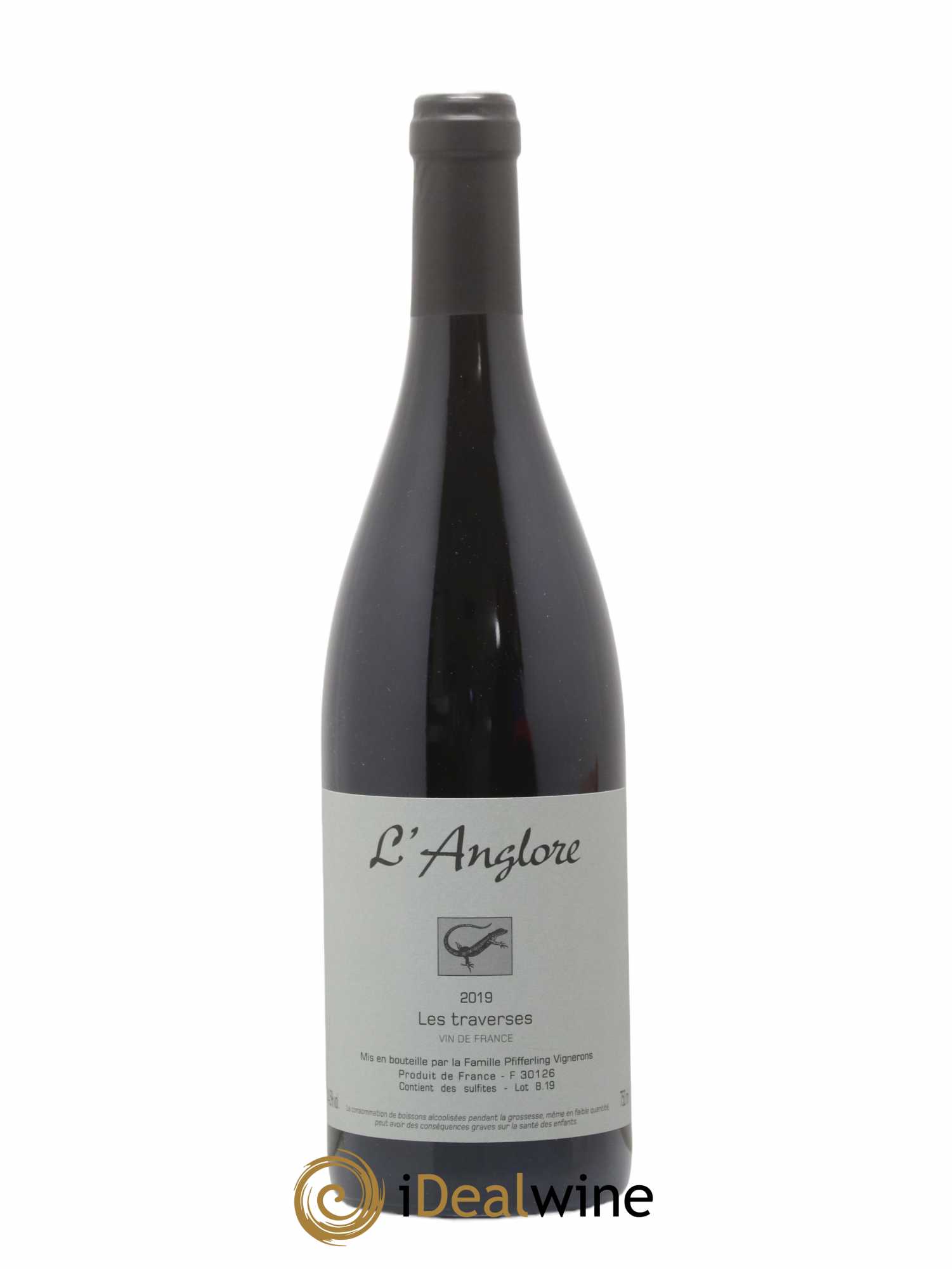 Vin de France Les Traverses L'Anglore 2019 - Lot de 1 bouteille - 0
