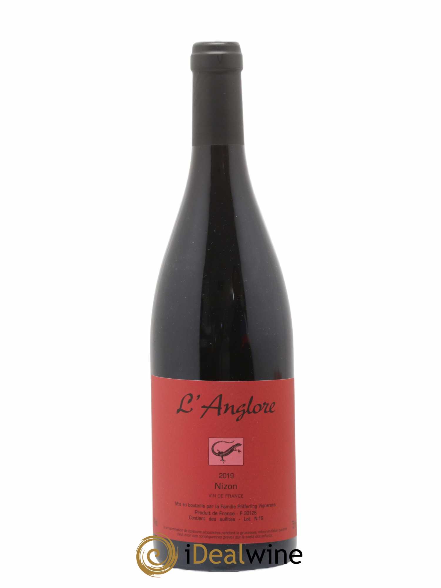 Vin de France Nizon L'Anglore 2019 - Lot de 1 bouteille - 0