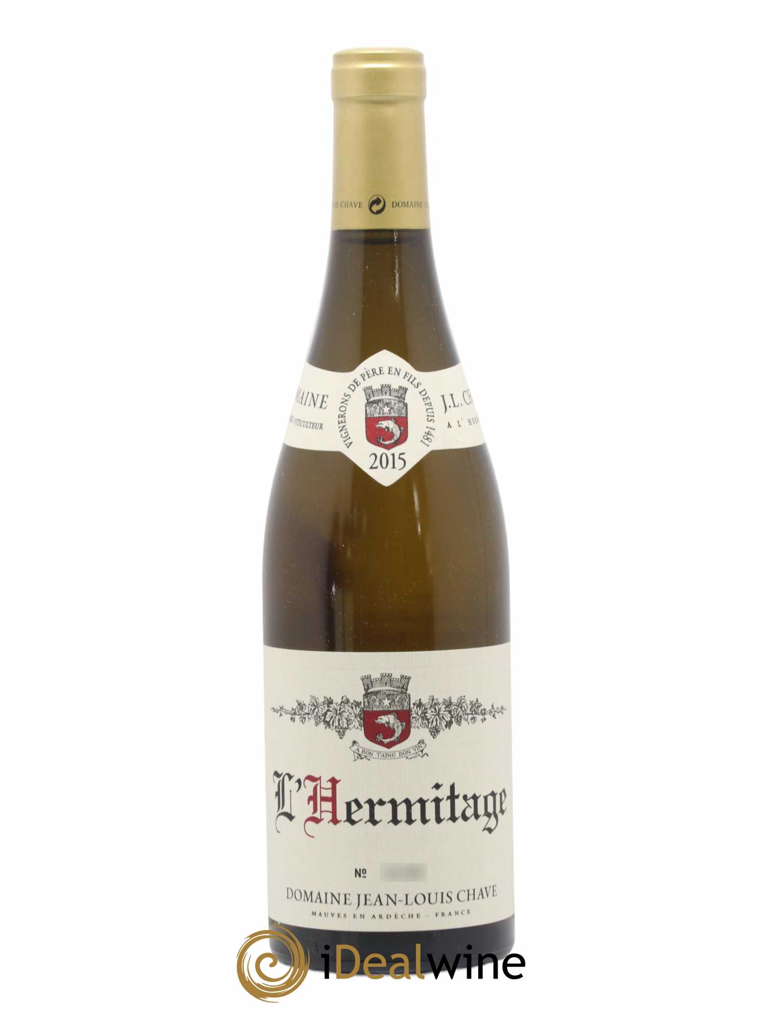 Hermitage Jean-Louis Chave 2015 - Lot de 1 bouteille - 0