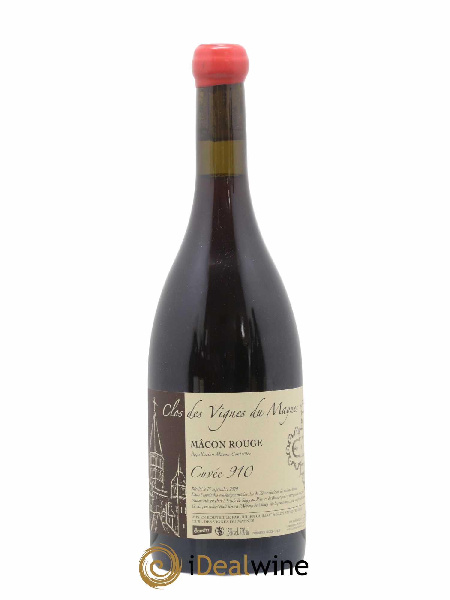 Mâcon Cuvée 910 Les Vignes du Maynes 2020 - Lot de 1 bouteille - 0