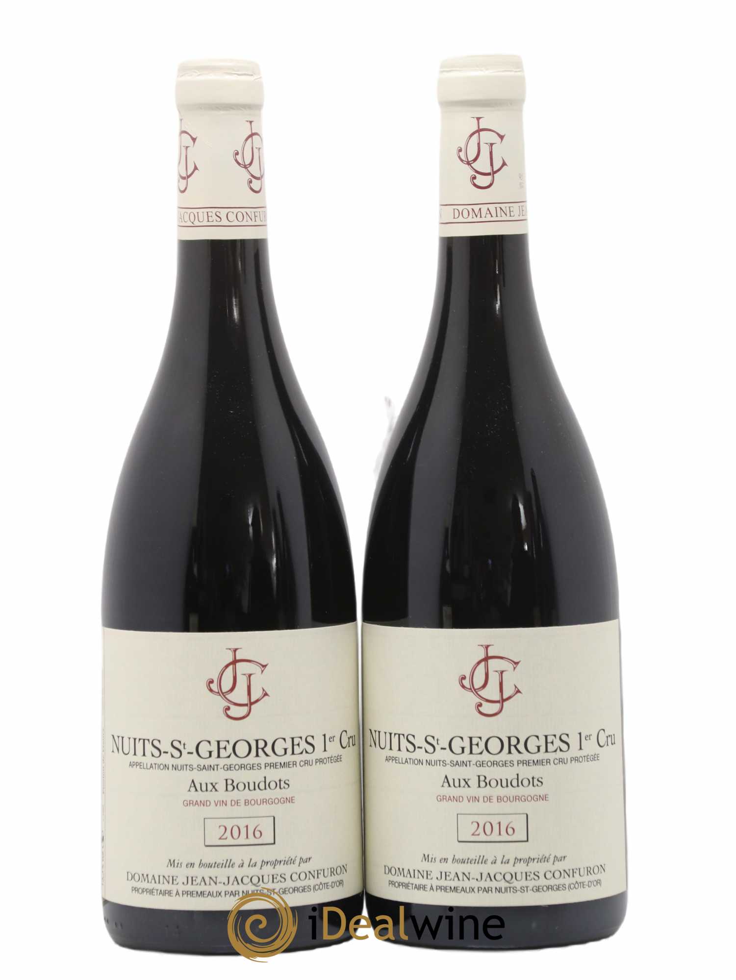 Nuits-Saint-Georges 1er Cru Aux Boudots Jean-Jacques Confuron 2016 - Lot de 2 bouteilles - 0