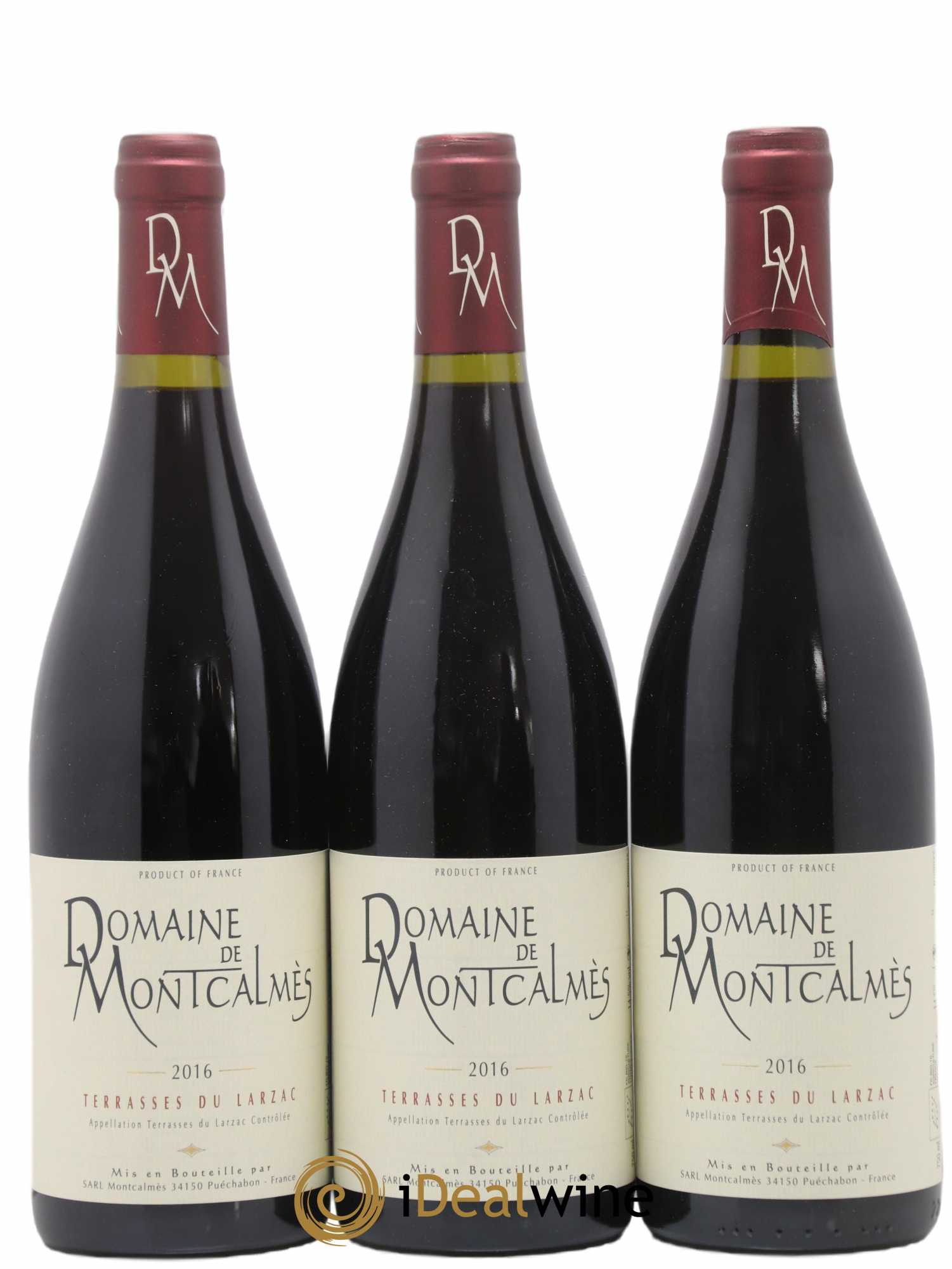 Coteaux du Languedoc Domaine de Montcalmès Frédéric Pourtalié 2016 - Lot de 3 bouteilles - 0