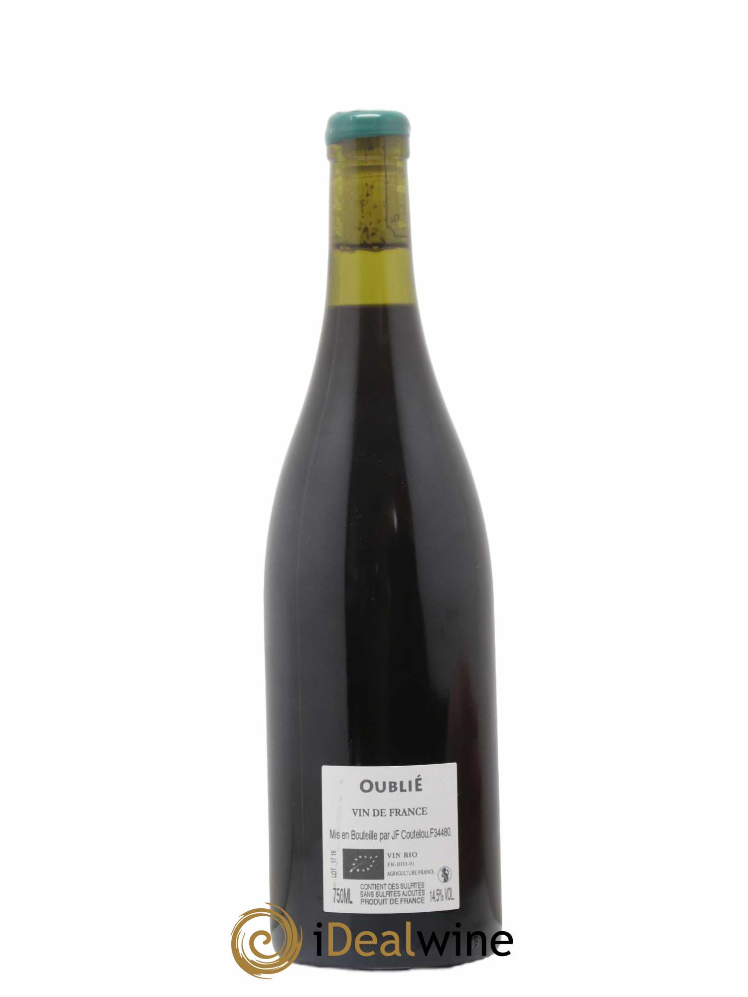 Vin de France l'oubliée version Domaine JF. Coutelou 2017 - Lot of 1 bottle - 1