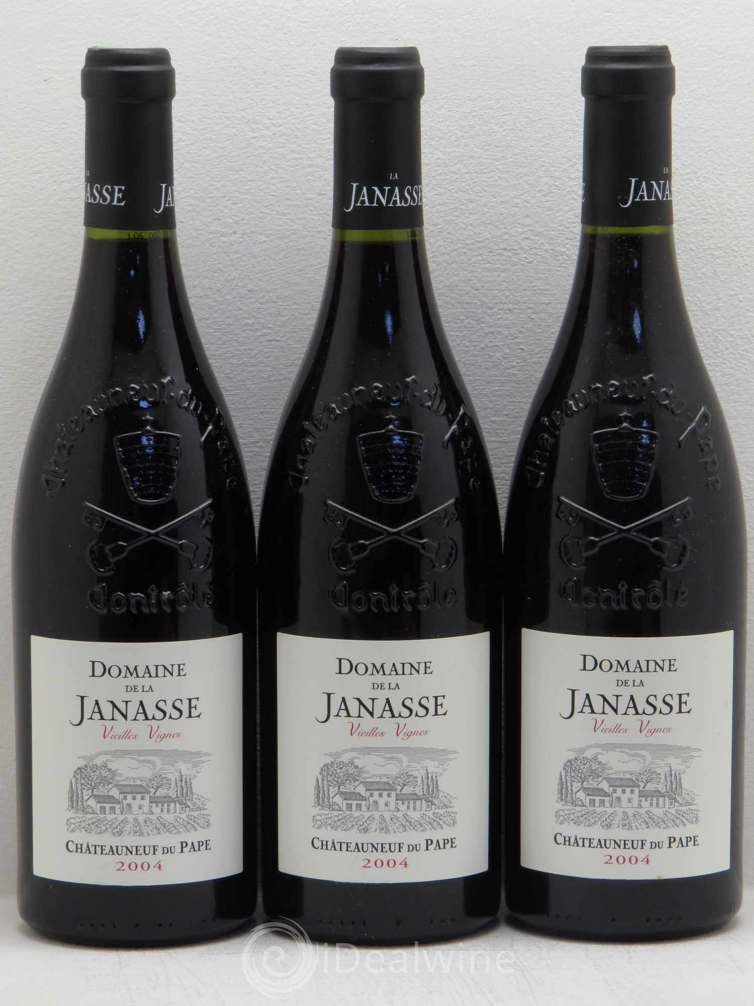 Châteauneuf-du-Pape Cuvée Vieilles Vignes La Janasse (Domaine de) 2004 - Lot de 3 bouteilles - 0