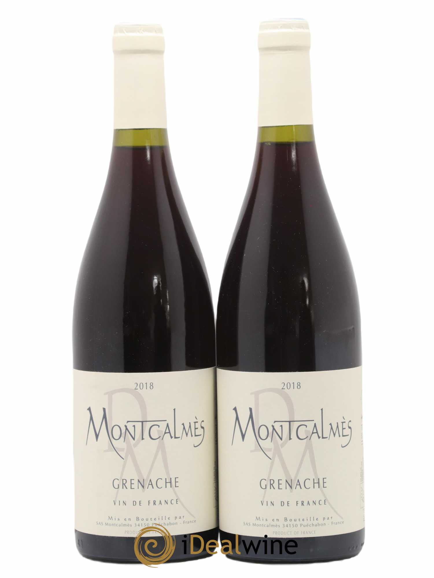 Vin de France Domaine de Montcalmès Grenache Frédéric Pourtalié 2018 - Lot de 2 bouteilles - 0