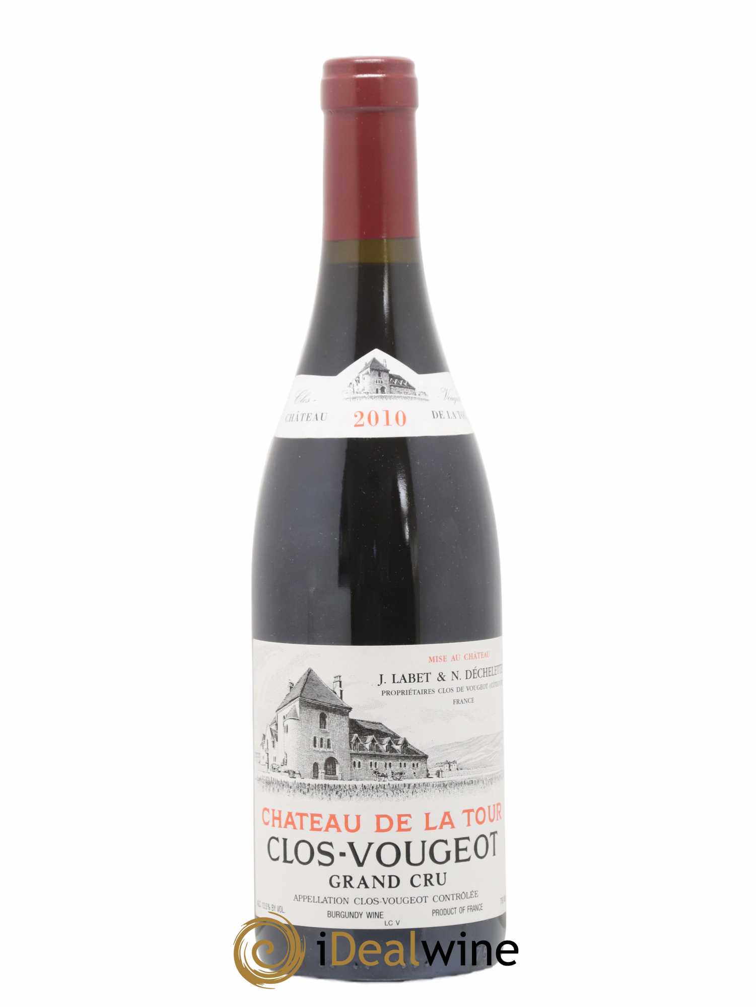Clos de Vougeot Grand Cru Château de La Tour 2010 - Lot de 1 bouteille - 0